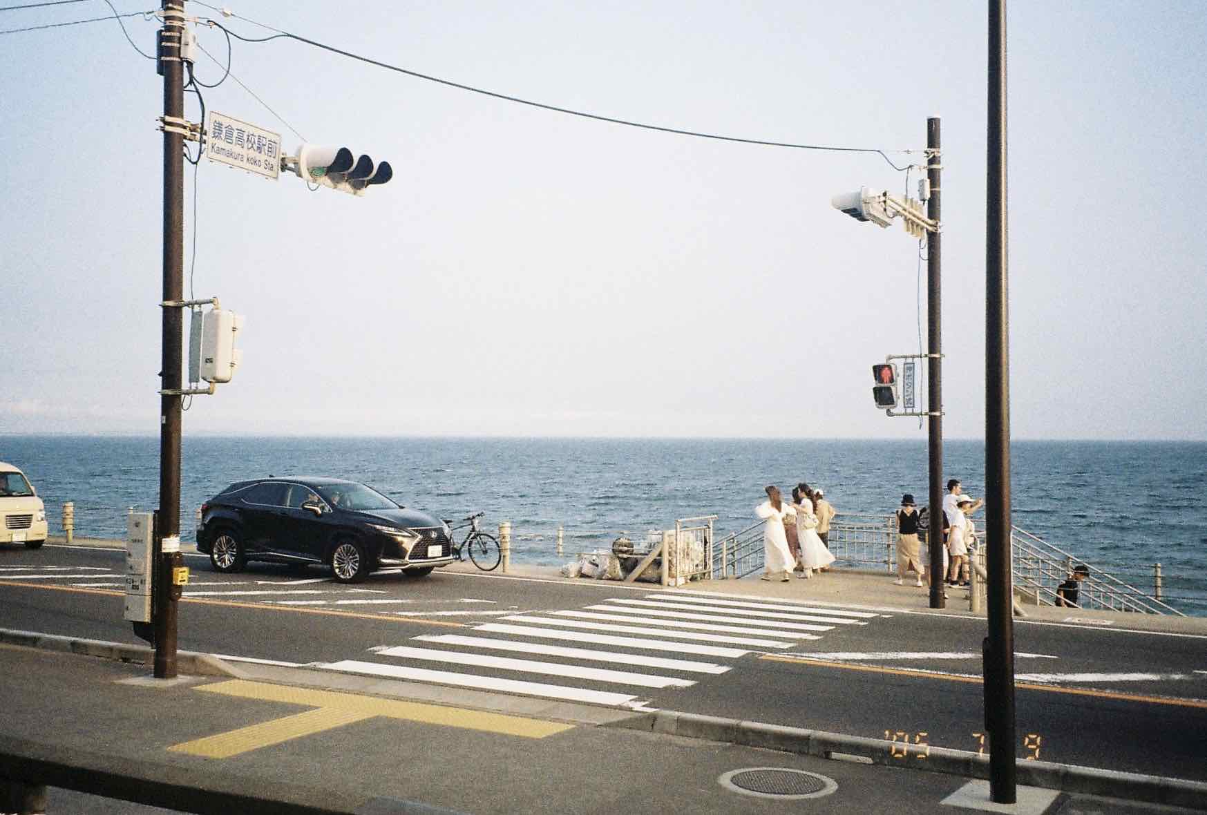 Shonan blue shot on Kodak Proimage 100 with a Fuji ZoomCardiaMulti2000OP, by Zane