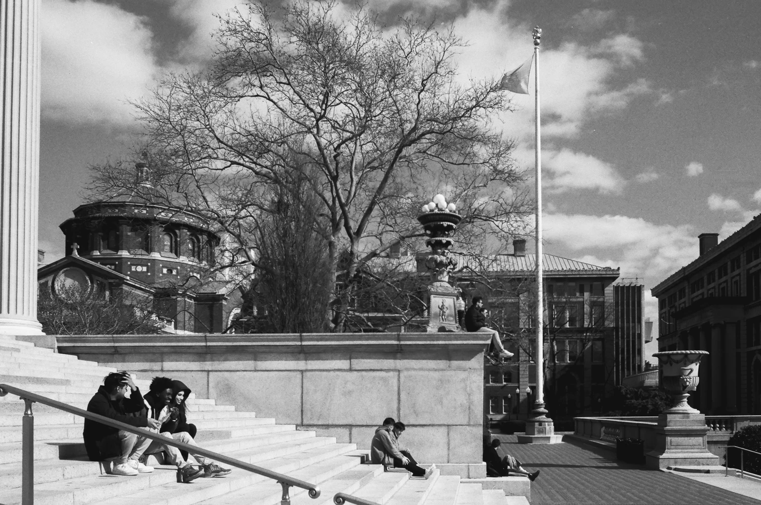 Columbia shot on Fujifilm Neopan Acros 100 II with a Yashica FX-2, developed at 922 Photo Life, by Michael Trimboli
