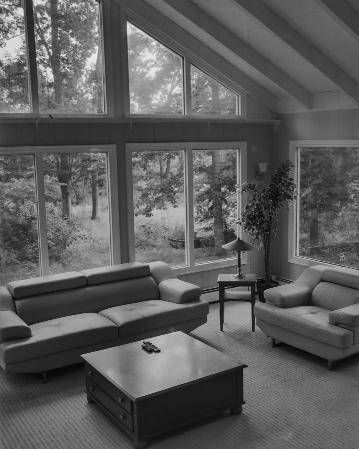 Cozy afternoon shot on Ilford FP4 Plus 125 with a Graflex Crown Graphic, by Rafe Barretto