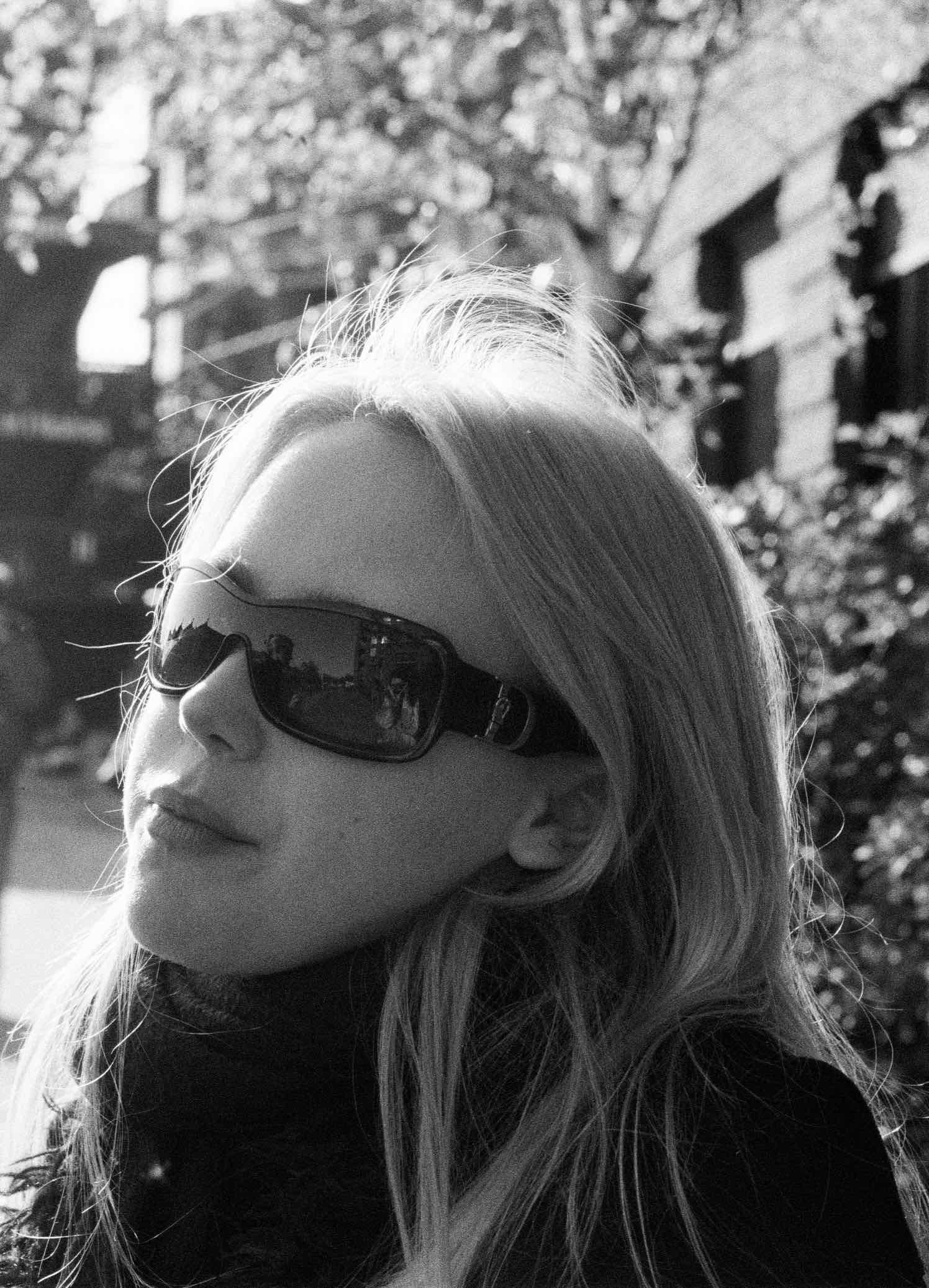 backlit shot on Ilford Kentmere Pan 400 with a Pentax MV1, developed at Southsun , by Paulina