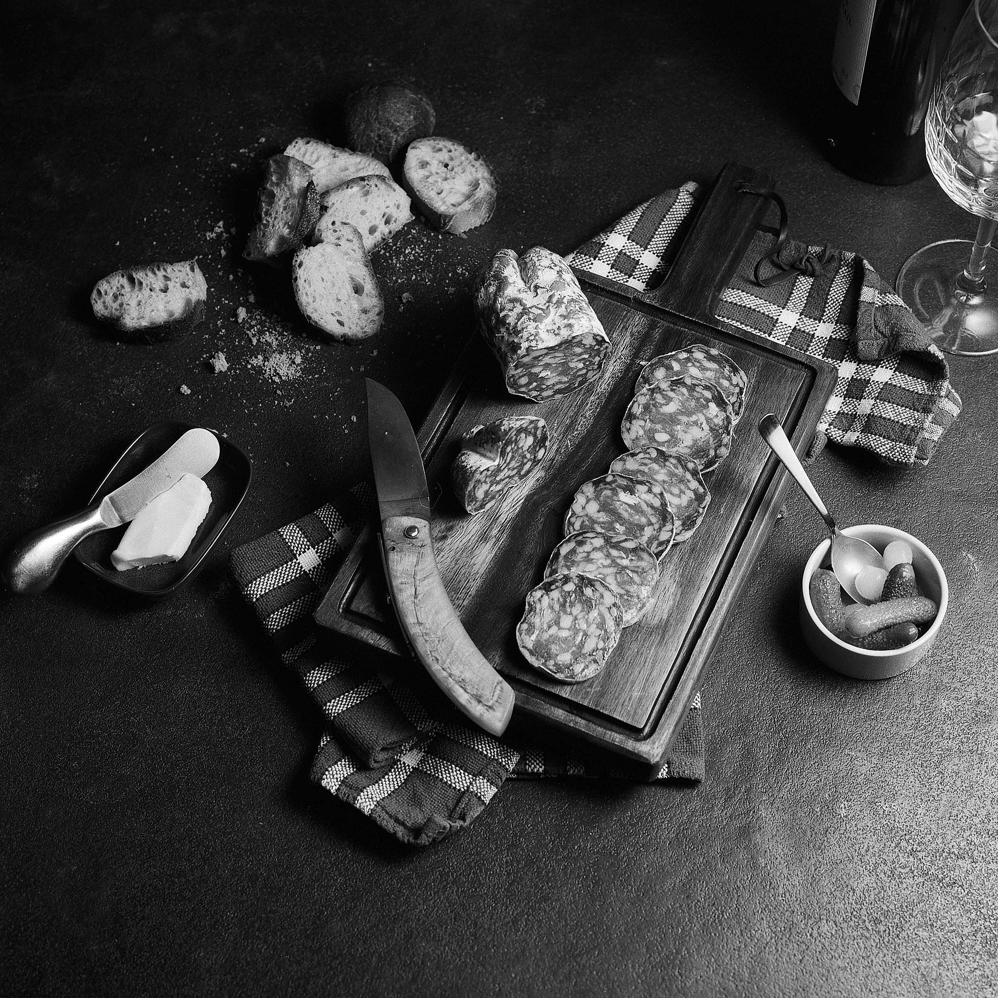 Apéro ! shot on Rollei RPX 100 with a Hasselblad 500CM, developed at Home / Self-Developed, by Cyril b.