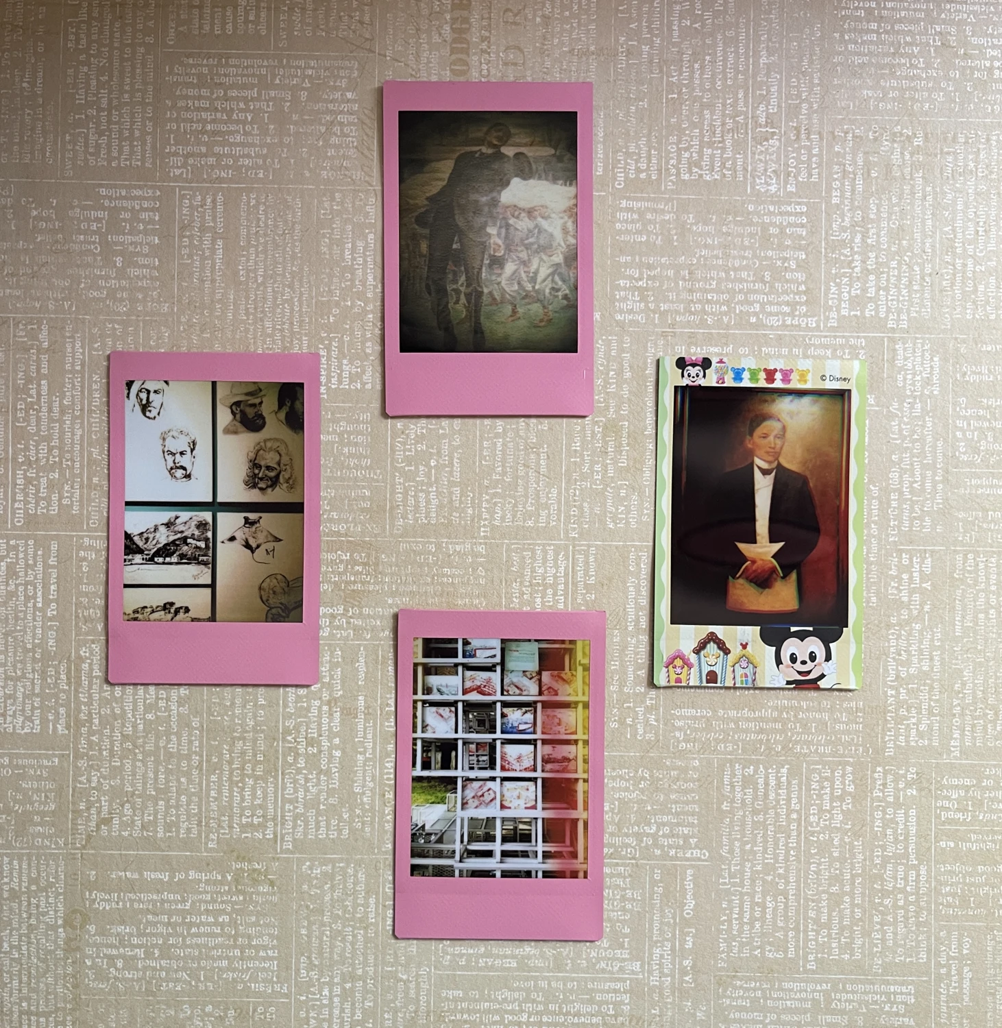 Art shot on Fujifilm Instax Mini with a Fujifilm Instax Square QQ6, by Coeli