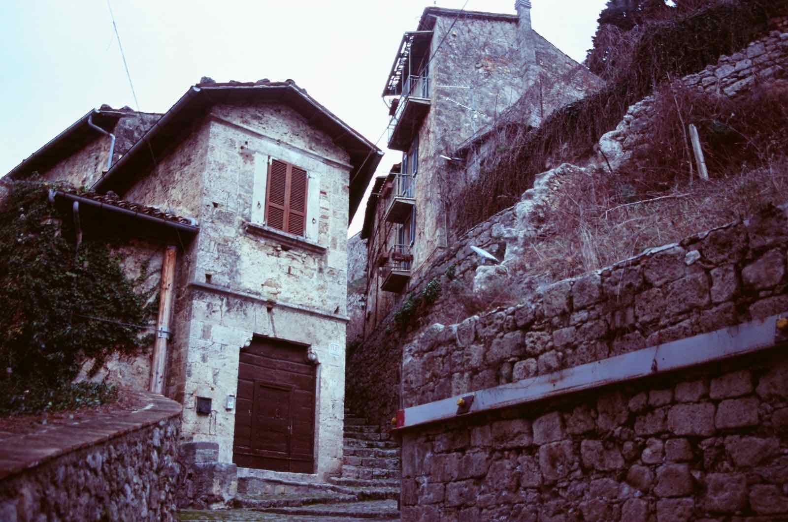 Civitella Del Tronto shot on Fujifilm Velvia 100 with a Nikon F50, developed at Foto Zini, by Sam