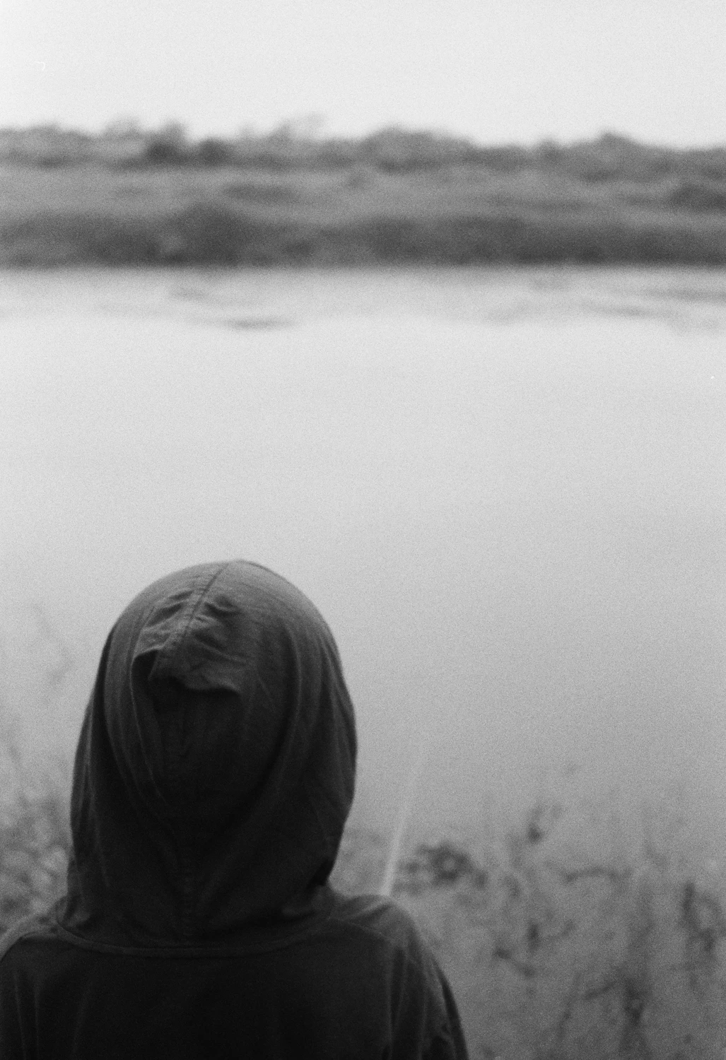 Undetected Fisherman shot on Rollei RPX 400 with a Rollei 35TE, developed at Soup N Film, by Haryanto
