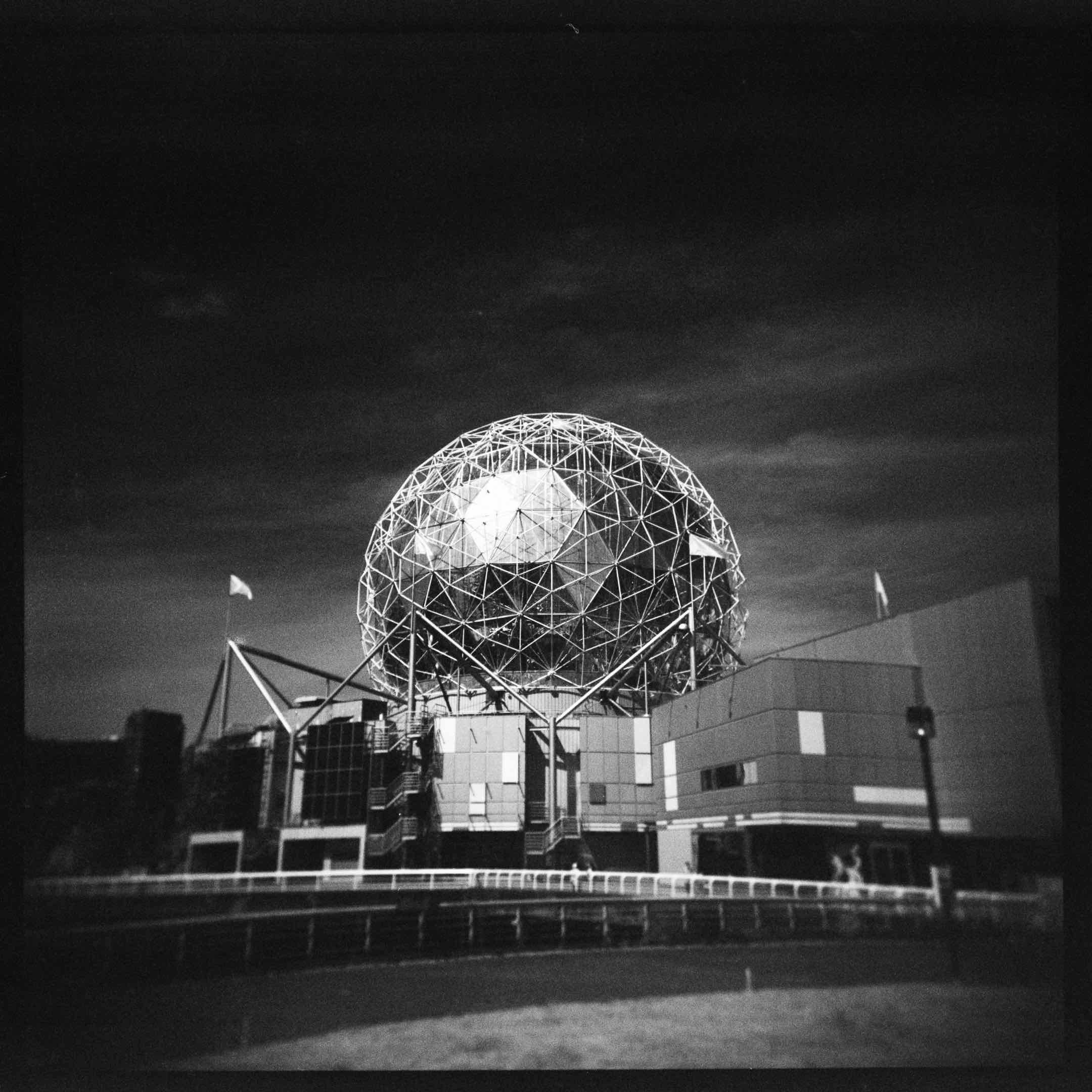 the future shot on Agfa Aviphot Pan 200 with a Holga 120N, developed at Home / Self-Developed, by PB