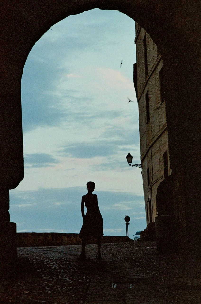 Ghost town shot on Kodak Portra 800 with a Nikon FM2, by Angela Khoptyuk