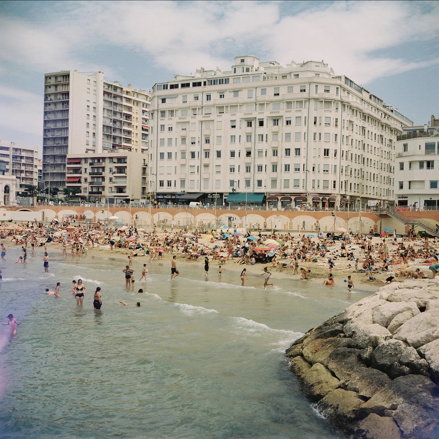 Marseille shot on Kodak Portra 400 with a Lubitel 2, by [ : xus ]