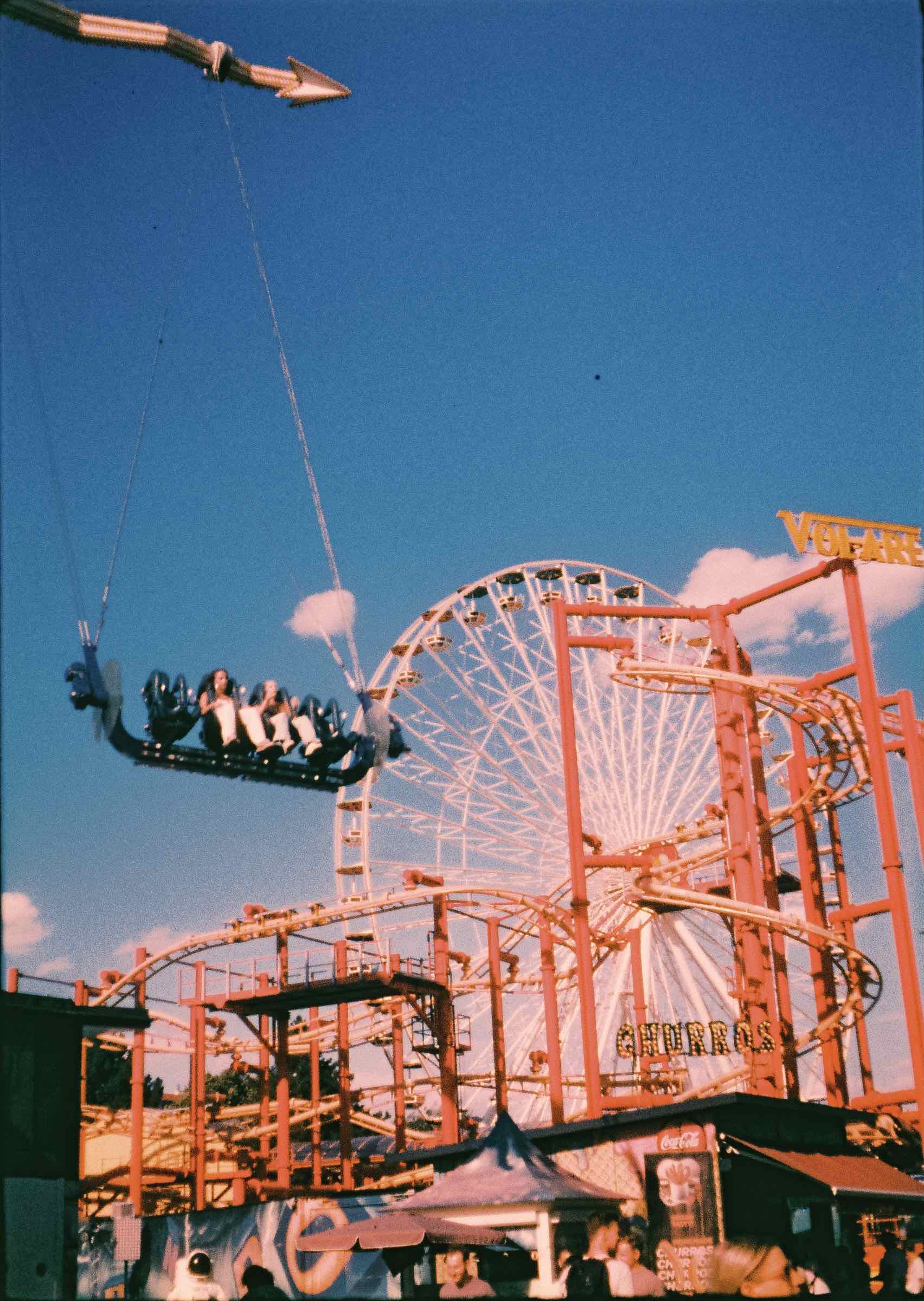 Funny Prater shot on Harman Phoenix 200 with a Olympus Pen EES-2, developed at Miyagi Studio, by Alber