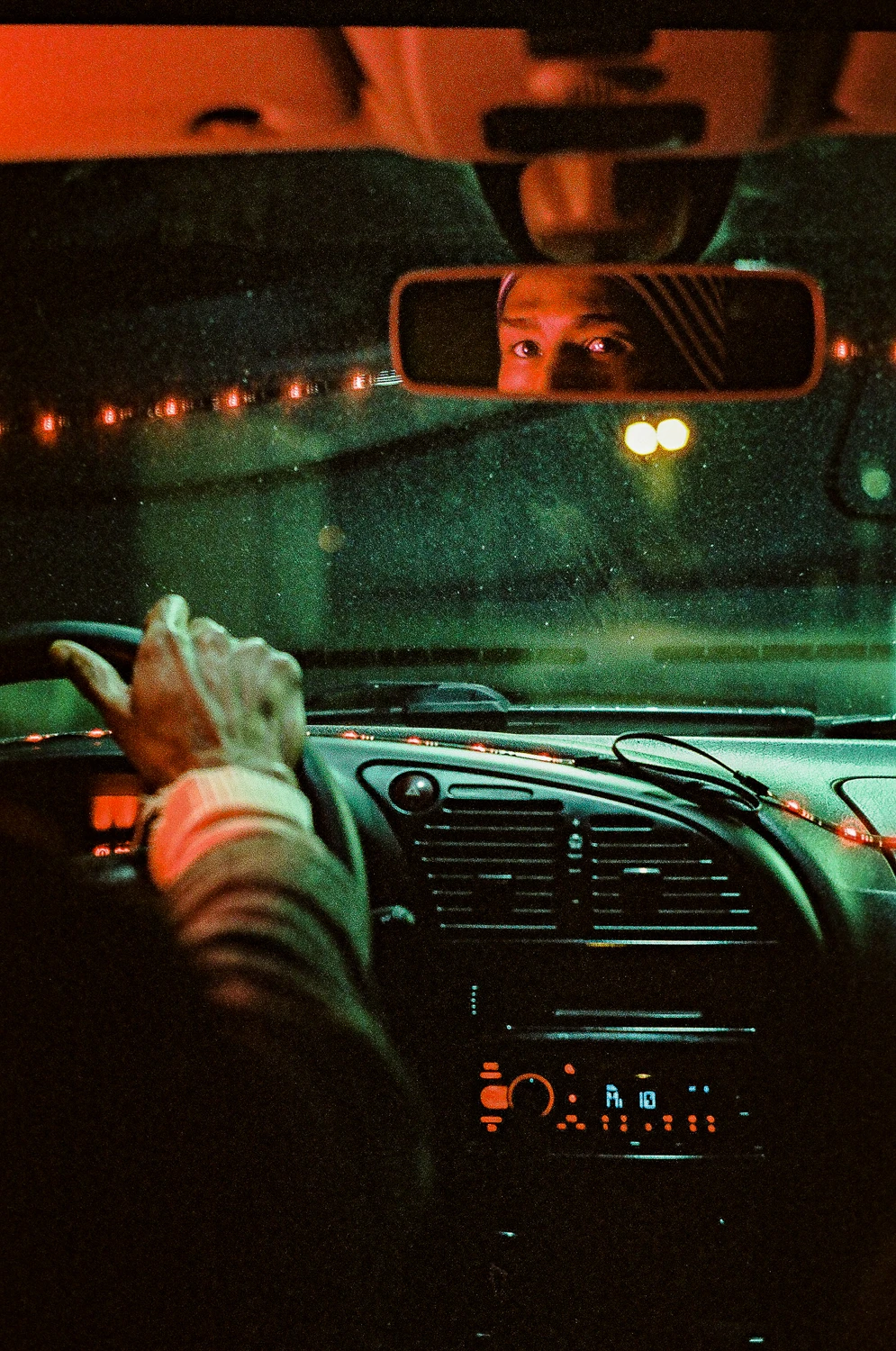 Portrait shot on Cinestill 800T with a Minolta X-500, by Sam