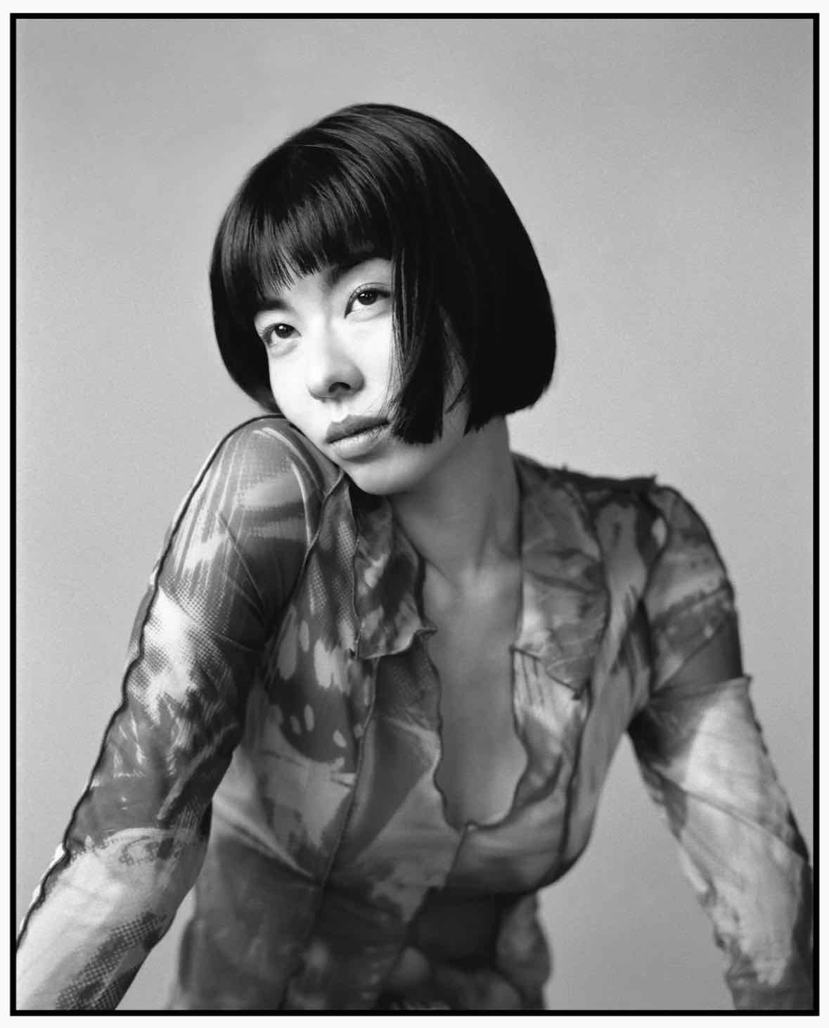 Masumi shot on Cinestill BWXX with a Mamiya RZ67 Pro II, by Brandon J Stjean