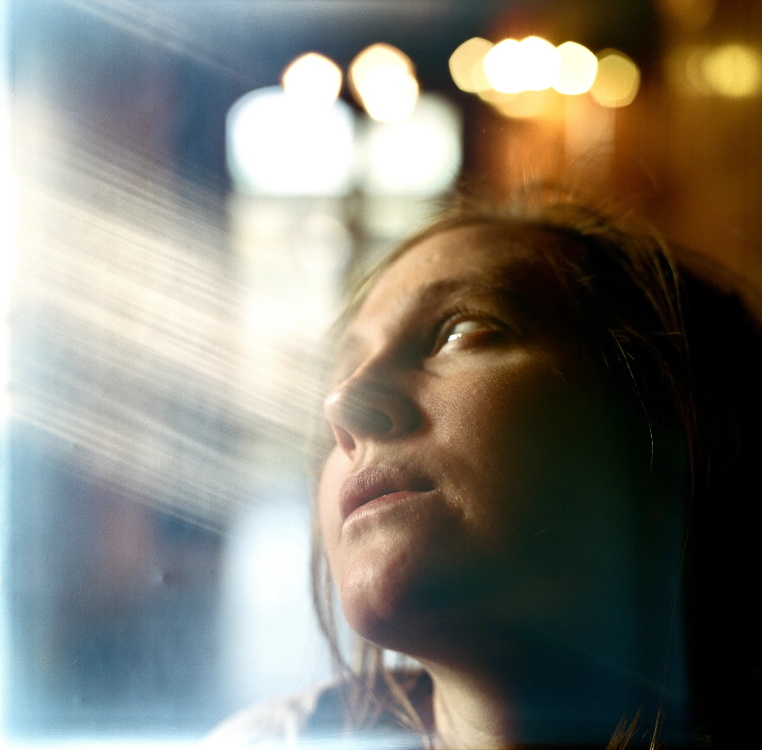 Sarah in light shot on Kodak Portra 400 with a Hasselblad 2000 FCW, by Robster lobster