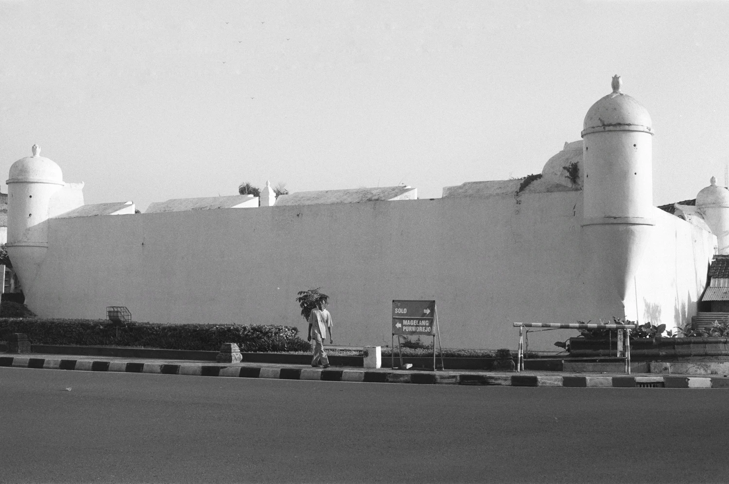 Fort of Mataram shot on Ilford Delta 400 with a Canon TLB, by Haryanto