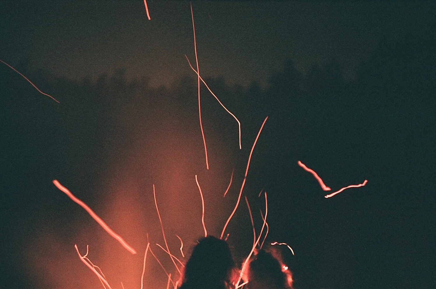 fire walk with me shot on Kodak Portra 400 with a Zenit EM, by Monika