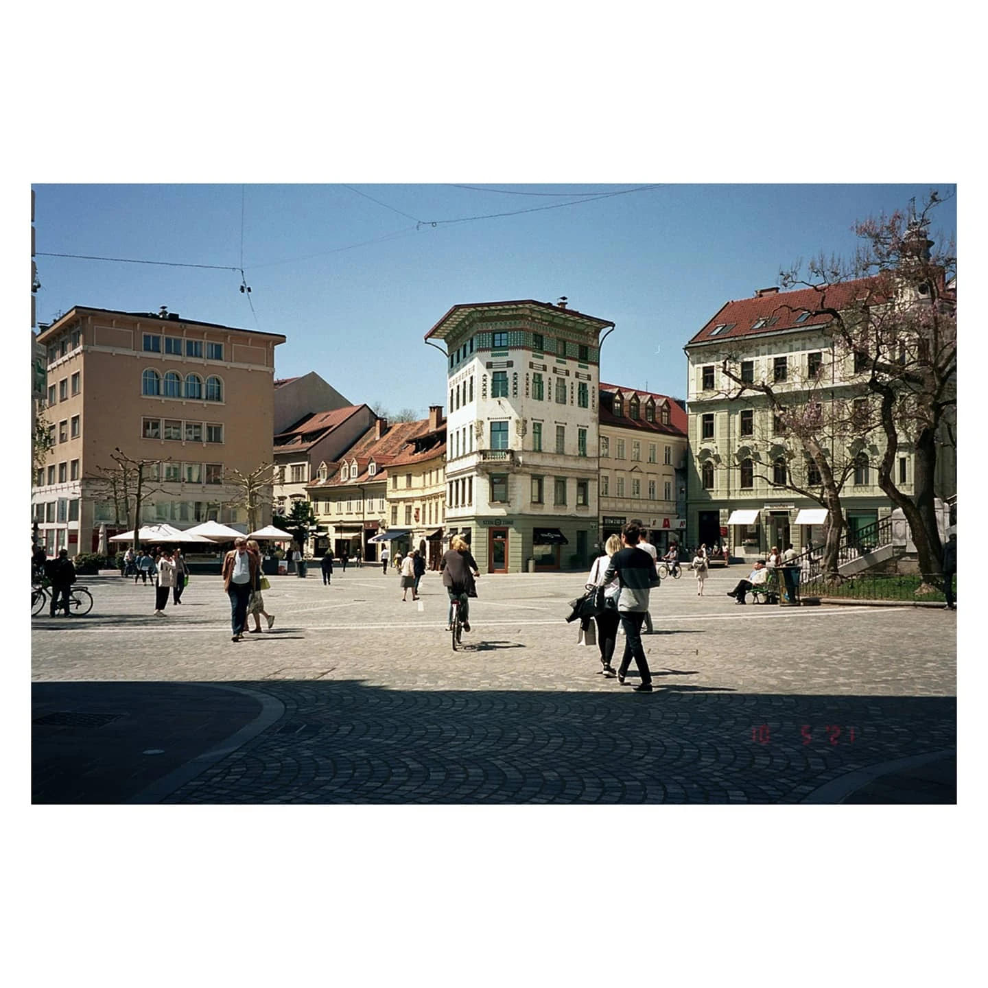 A day in Ljubljana shot on Kodak Portra 400 with a Zenit 12, by Nika