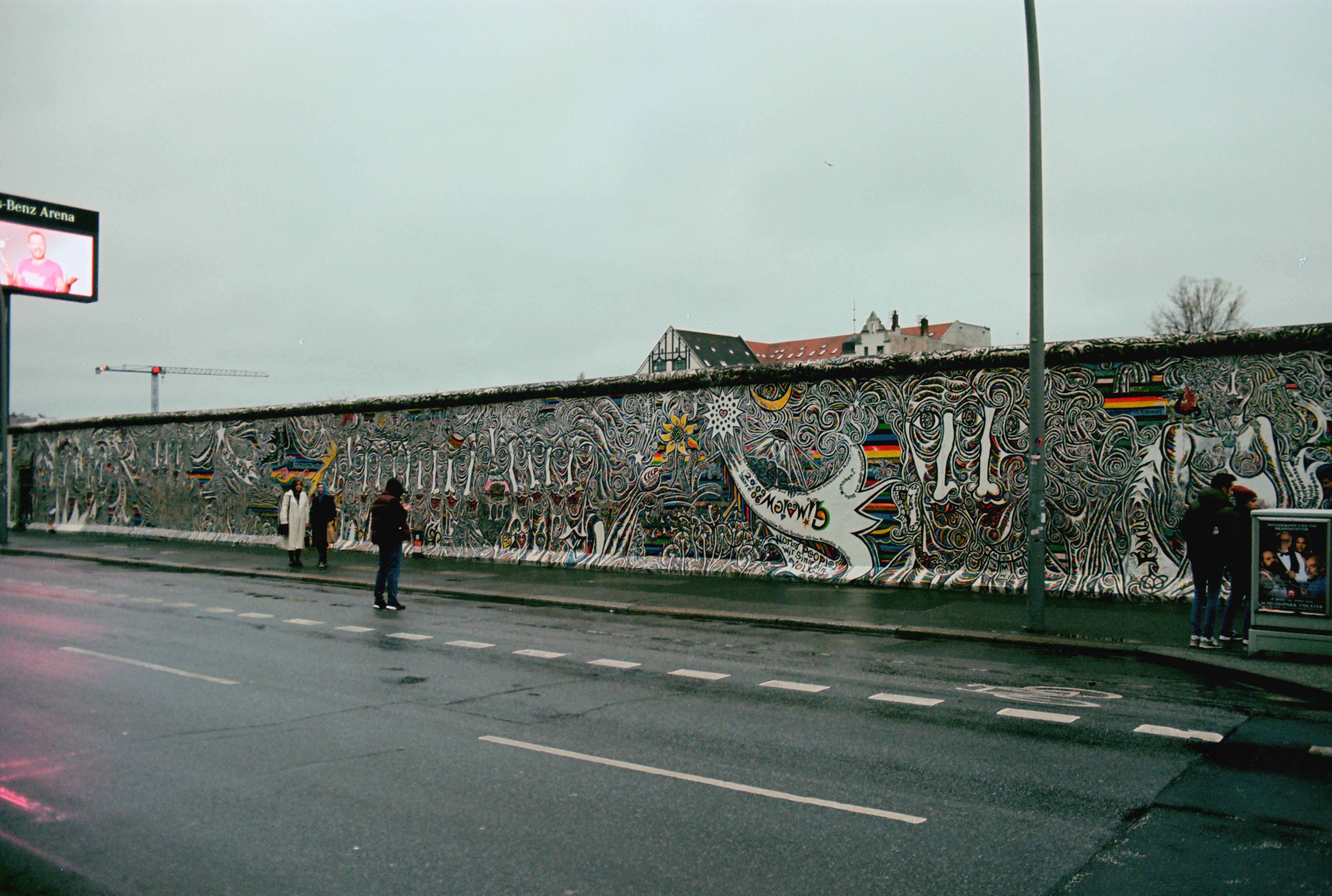 East Side Gallery shot on Kodak Ektar 100 with a Minolta SR-T Super, developed at FilmFotoStore, by Soumyaroop Chatterjee