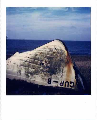 Beached shot on Polaroid 600 with a Polaroid Impulse AF, developed at Instant Film, by MelvynJ