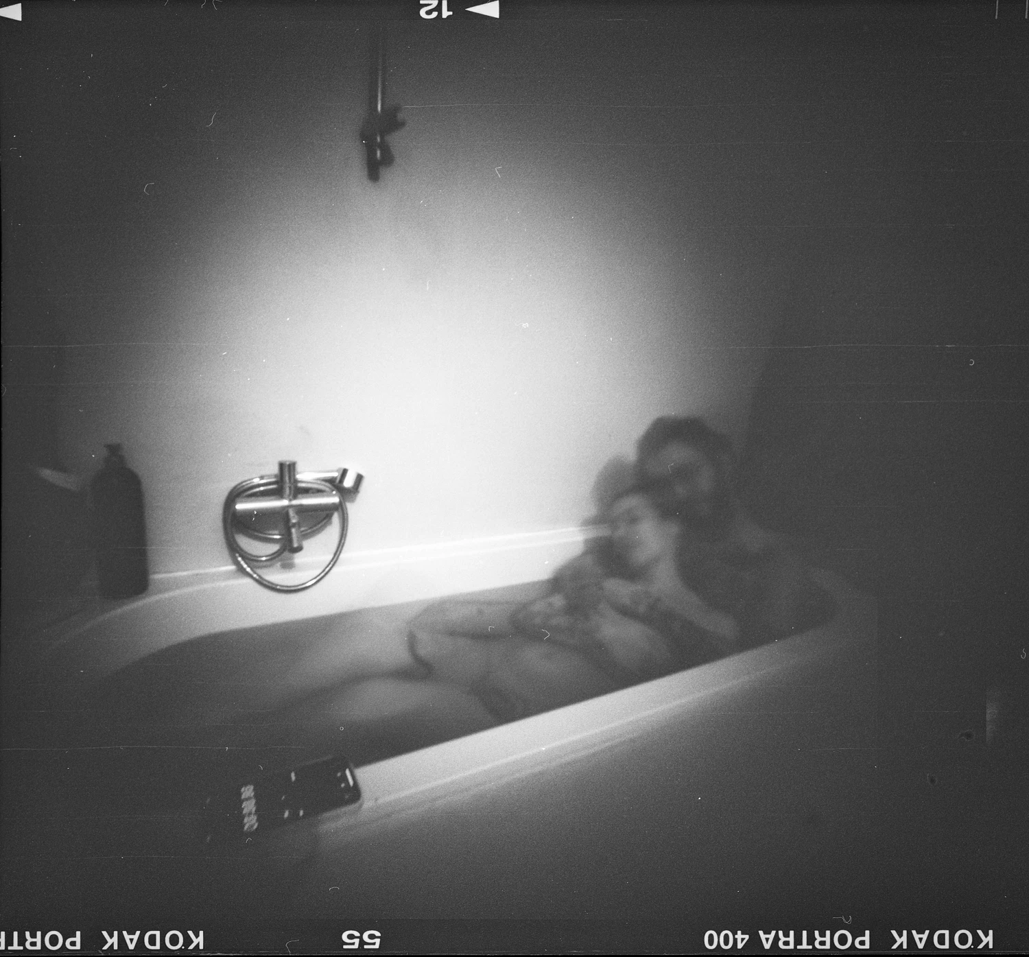“We” time shot on Kodak Portra 400 with a Noon Pinhole camera, by Alessandro Benevento