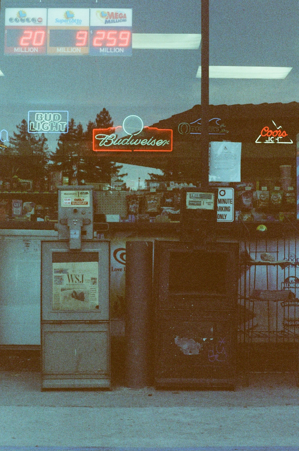 Morning paper shot on Cinestill 800T with a Ricoh XR-10, developed at Bay Photo Lab, by Zack