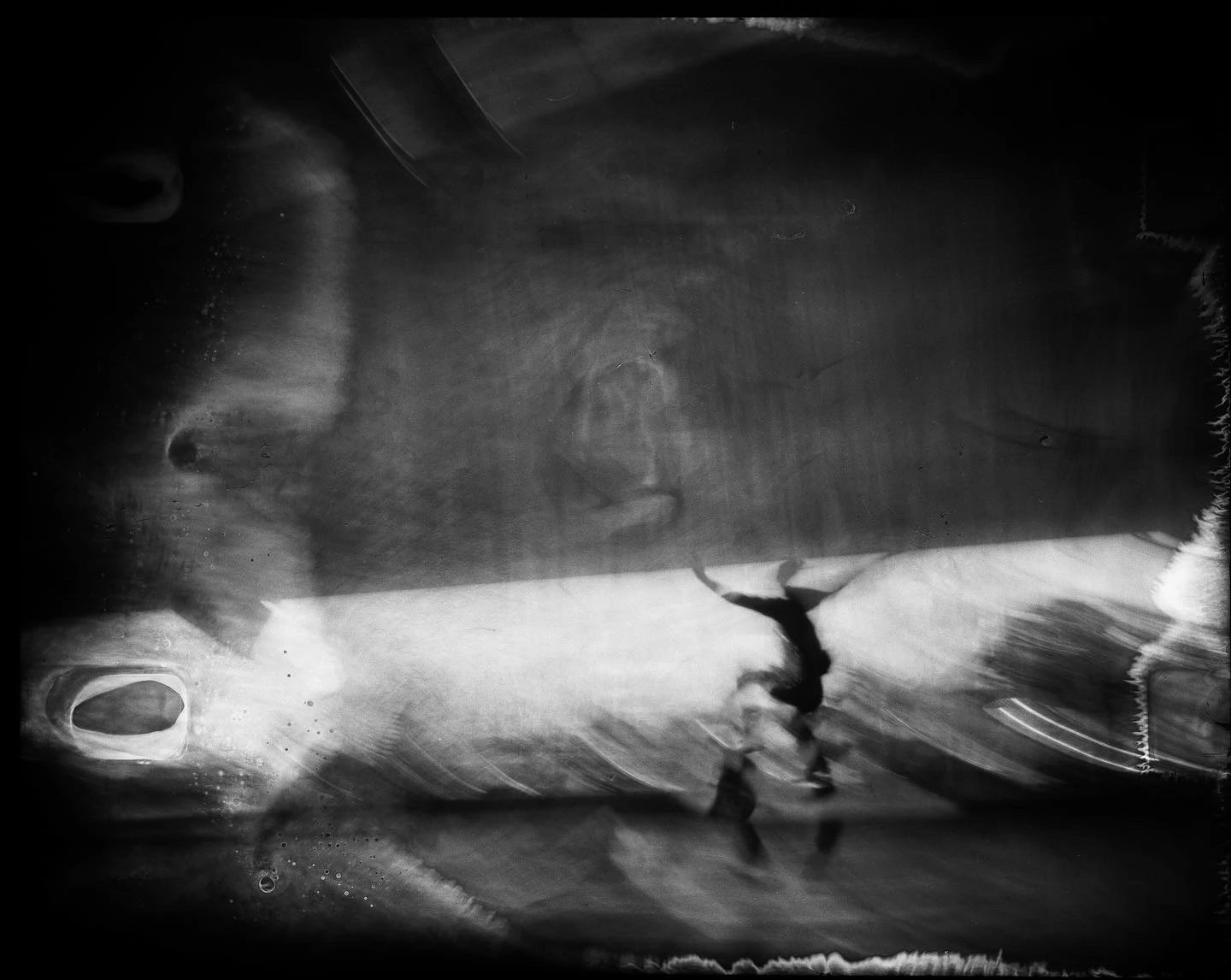 Skate park shot on Fujifilm Super HR-U 180 with a WillTravel 8x10, by Cary Norton