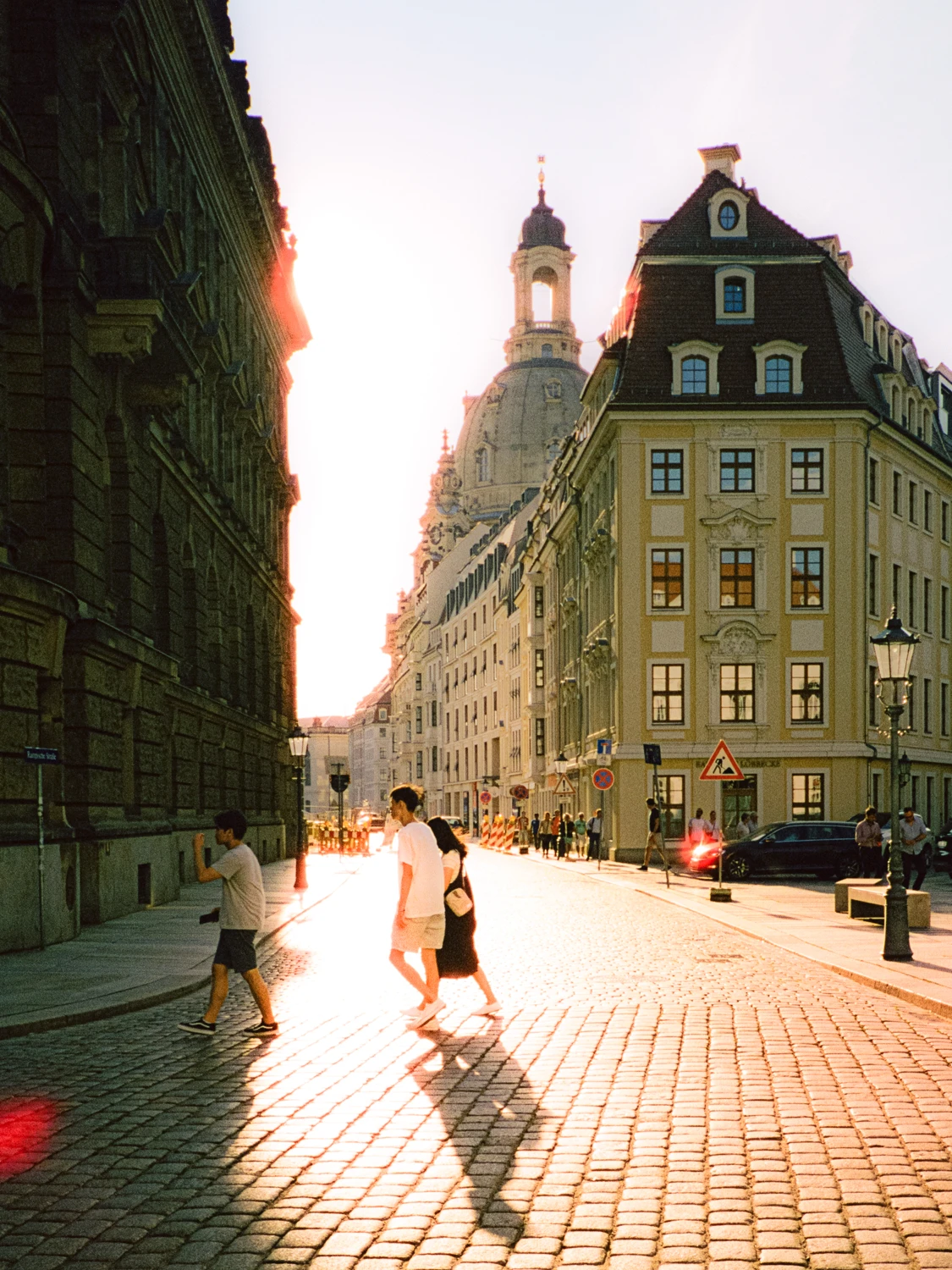 City in Gold shot on Cinestill 50D with a Yashica T3, by Philipp Götze
