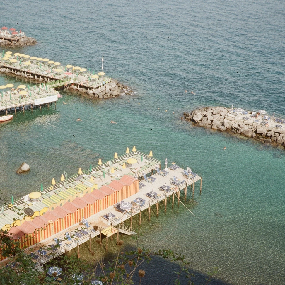 Vacation vibes shot on Kodak Gold 200 with a Yashica Electro 35 GX, by Lauris Matulis