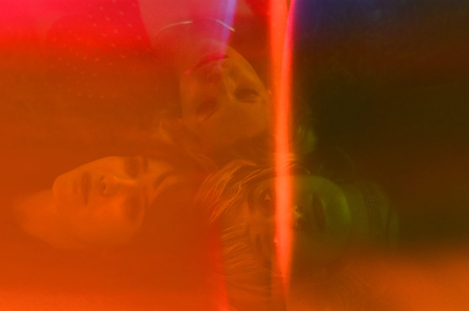 Moonily shot on Psychedelic Blues 400 #4 with a Nikon N65, by Frank Mojica