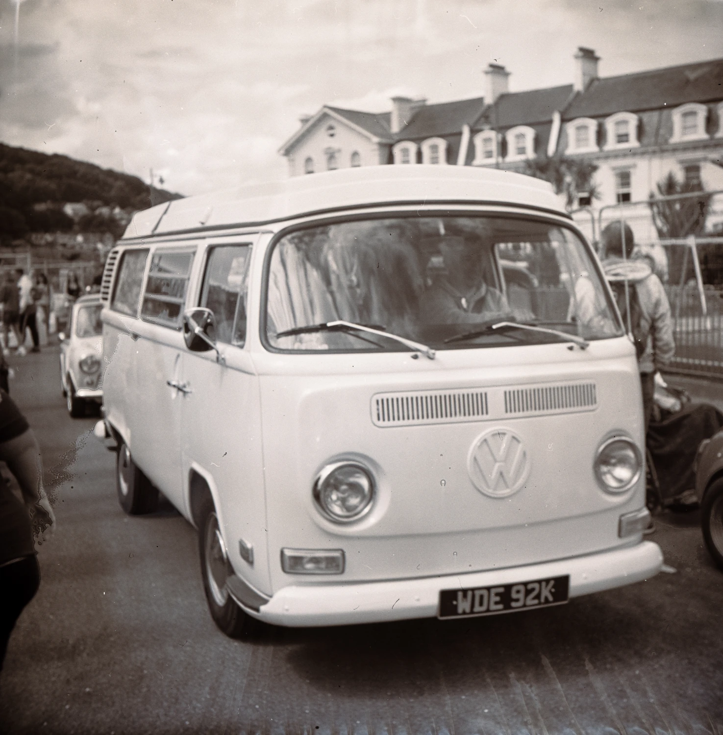 Bus shot on Foma Fomapan 100 Classic with a Kodak Pocket No. 1, by Mikey M