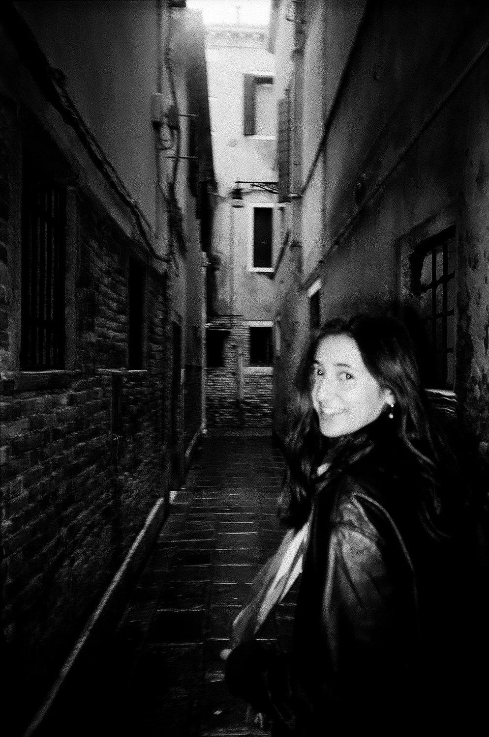 Amy in Venice shot on Kono! Monolit 400 with a Canon Prima AF-9S, developed at The Film Safe, by Tim