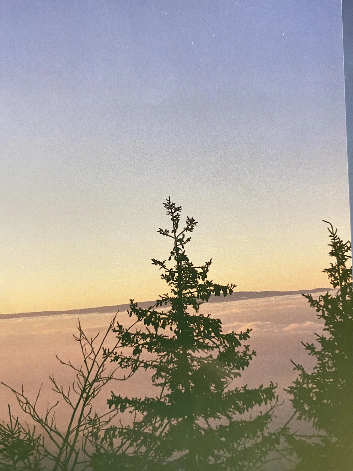 Mountain sunset shot on Kodak Gold 200 with a Pentax KM, by Thibauttt