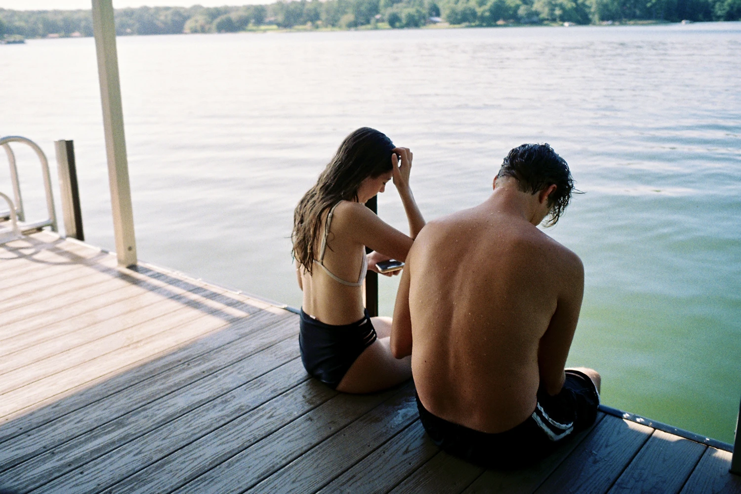 Aubrey and Jake shot on Fujifilm FujiColor C200 with a Fujifilm Klasse W, developed at The Photo Spot, by Richard Vialet, ASC