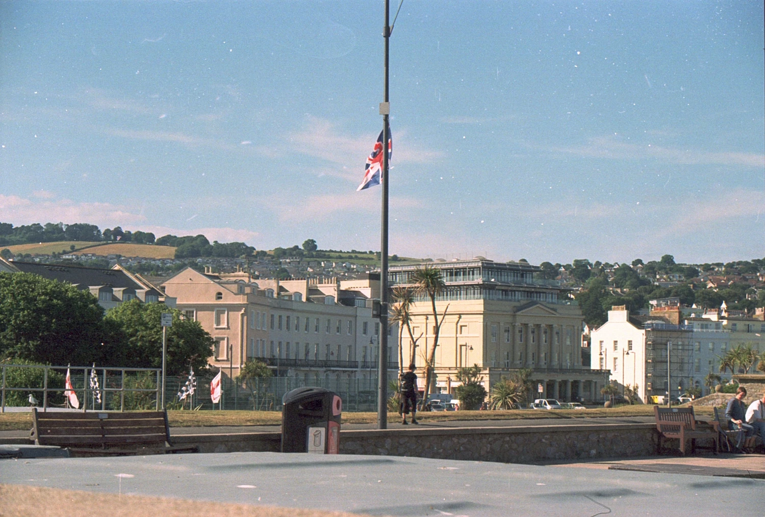 Seafront shot on Kodak UltraMax 400 with a Canon EOS Rebel XS, by Mikey M