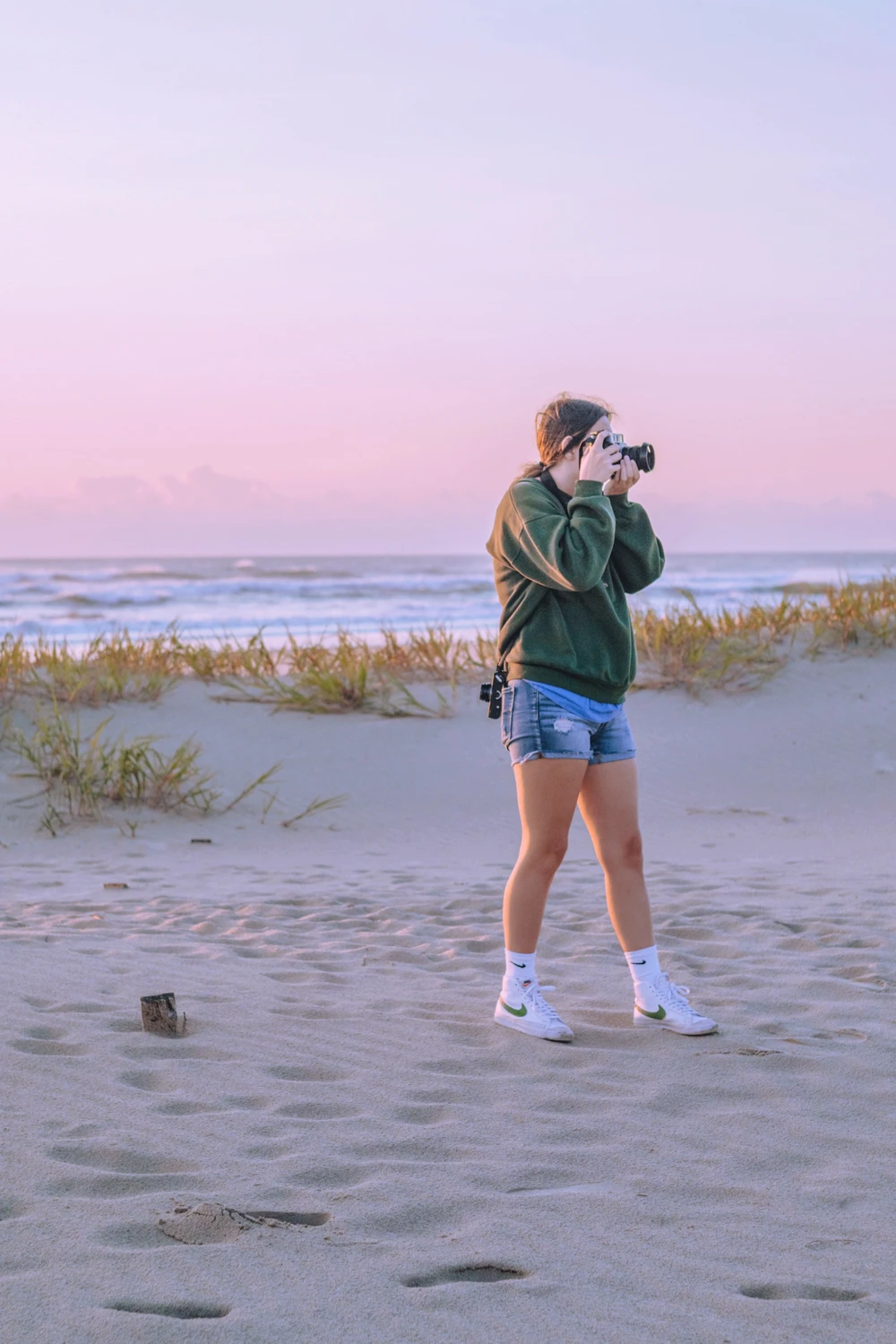 Miranda shot on Kodak Portra 400 with a Fuji GSW690, by David Lowcher