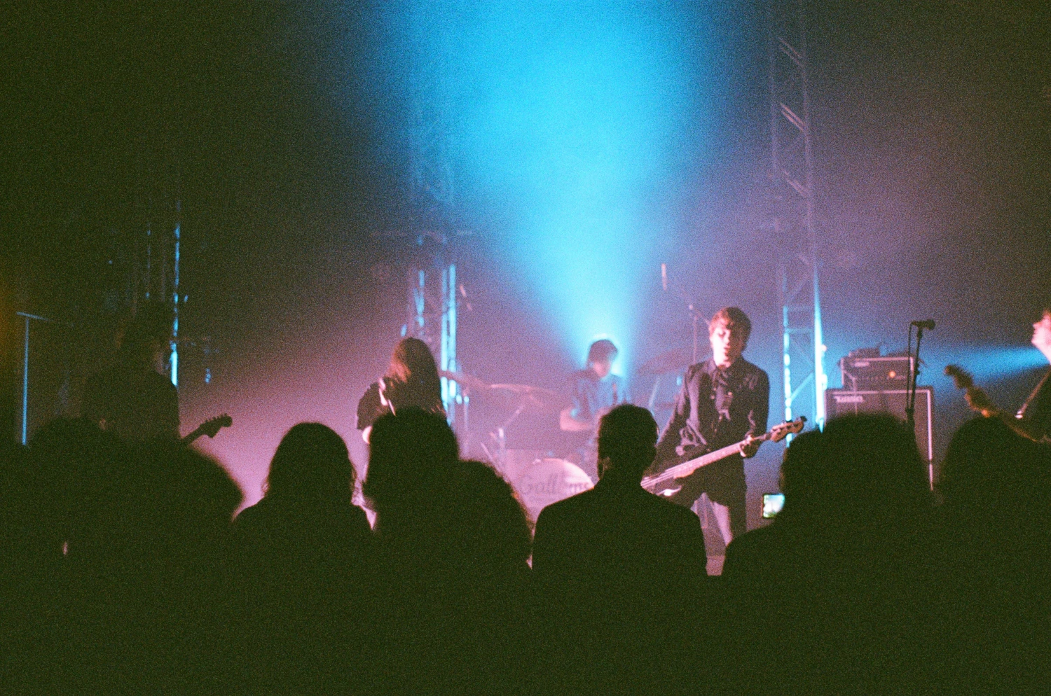 Blind Girls shot on Cinestill 800T with a Chinon CE-3, by Rhys Hilton
