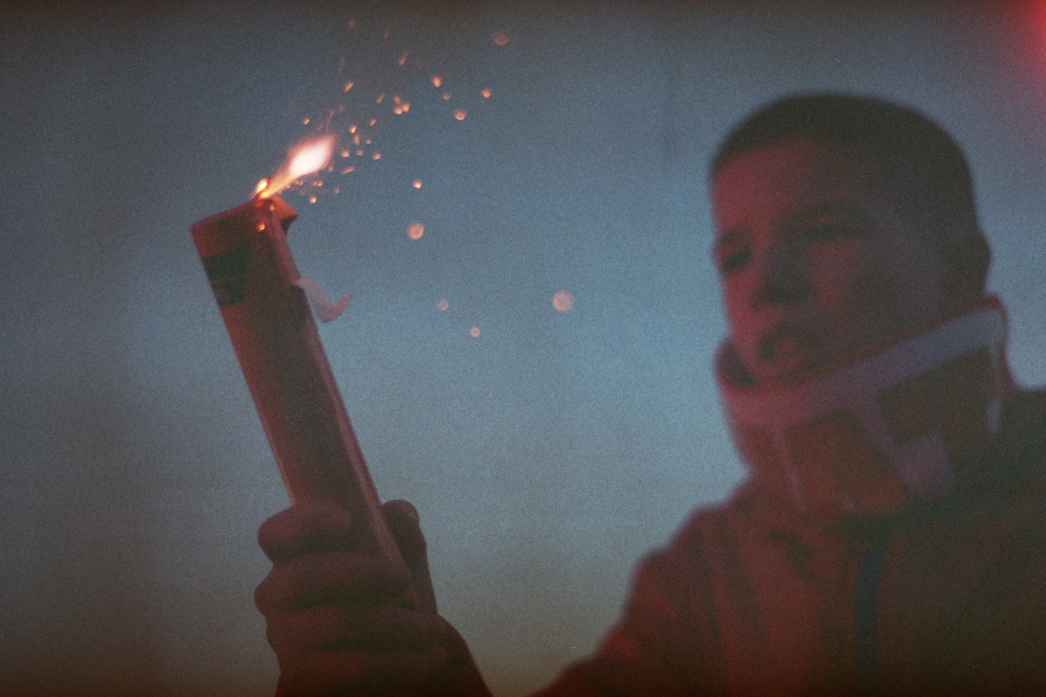 in love with pyro shot on Fujifilm Superia Premium 400 with a Nikon F100, developed at Foto Ivo, by pavo