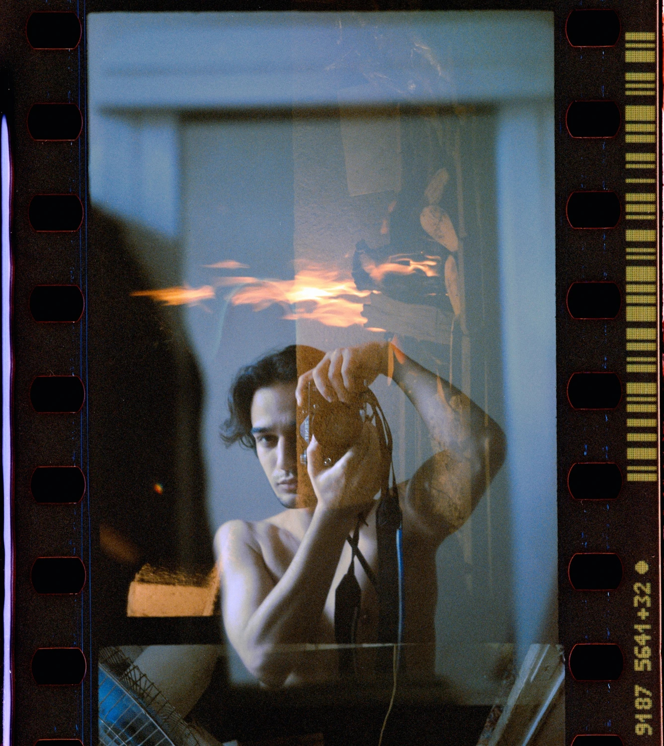 In the mood shot on Kodak Vision 3 250D with a Zenit 11, by Mehdiismw