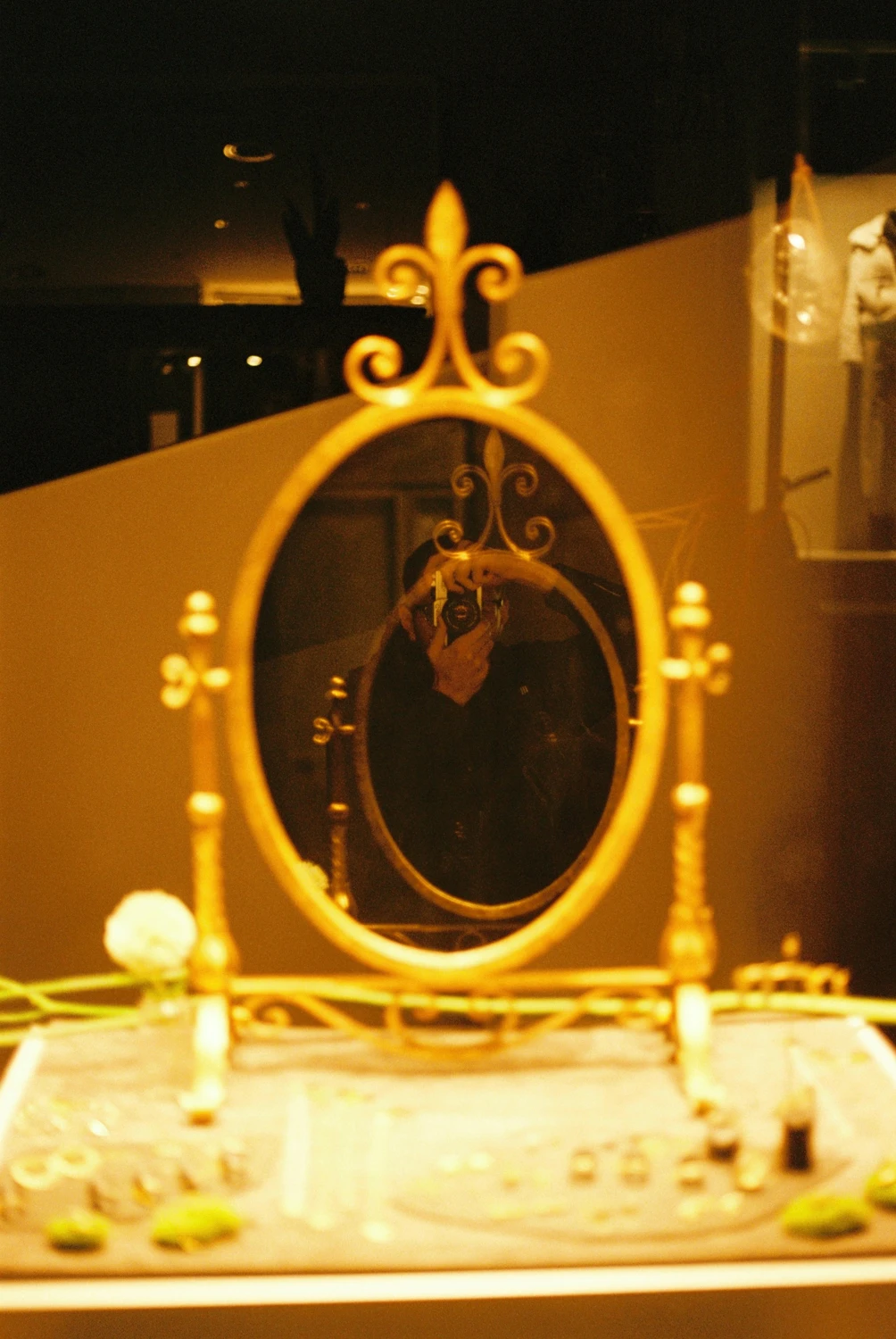 Self portrait in random mirror shot on Kodak Portra 400 with a Canon FTb, by Silvano Falivena