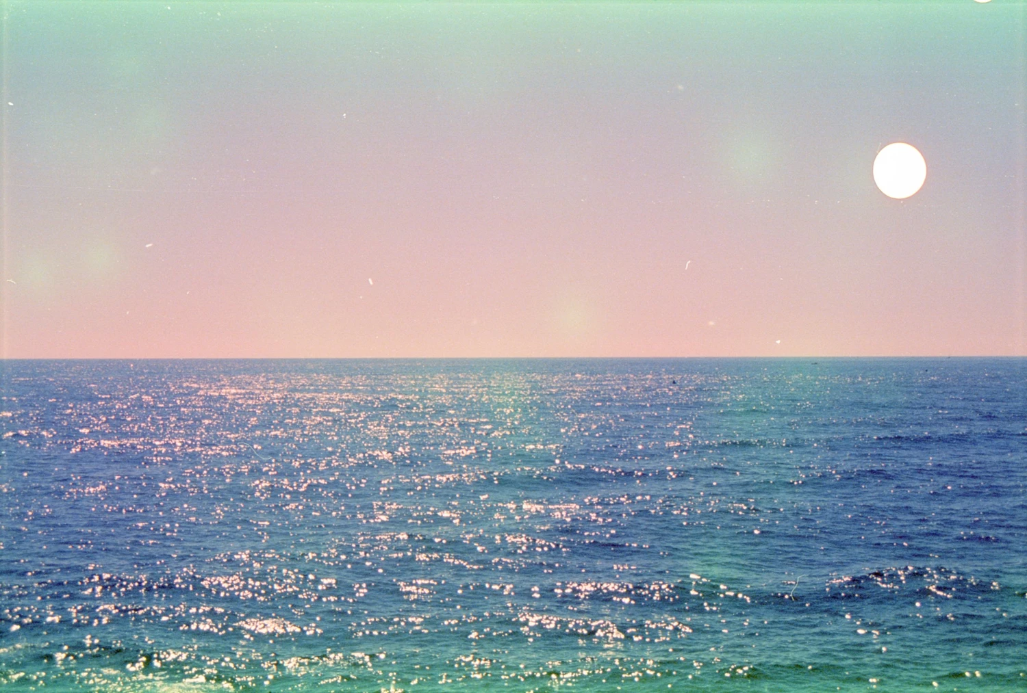 Dreamy Seascape shot on Kodak Ektachrome 64 Daylight with a Yashica AF 230, by Mikey M