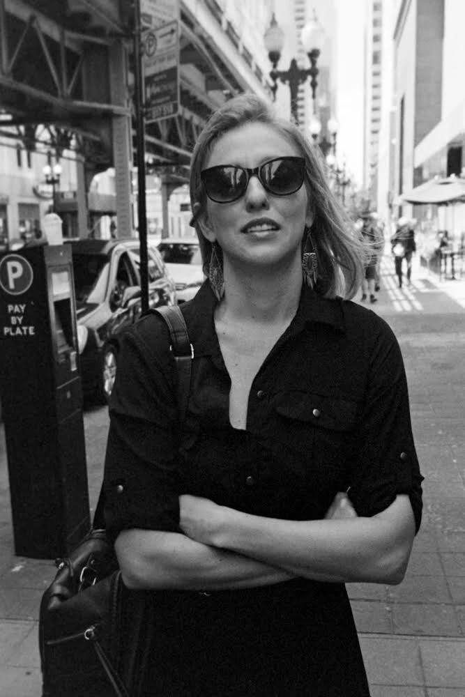 Katie in Chicago shot on Kodak Tri-X 400 with a Olympus Infinity Stylus Epic, by Charlie