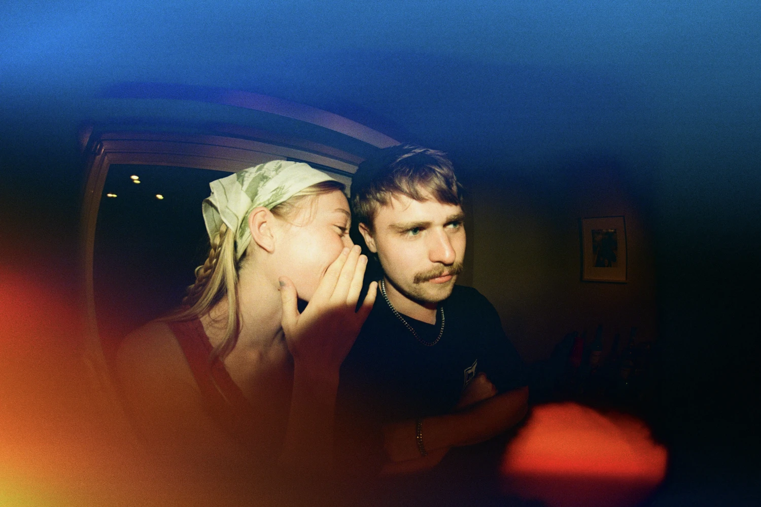 Abi x Jake shot on Psychedelic Blues 400 #4 with a Canon EOS 500, by spacecadetzac