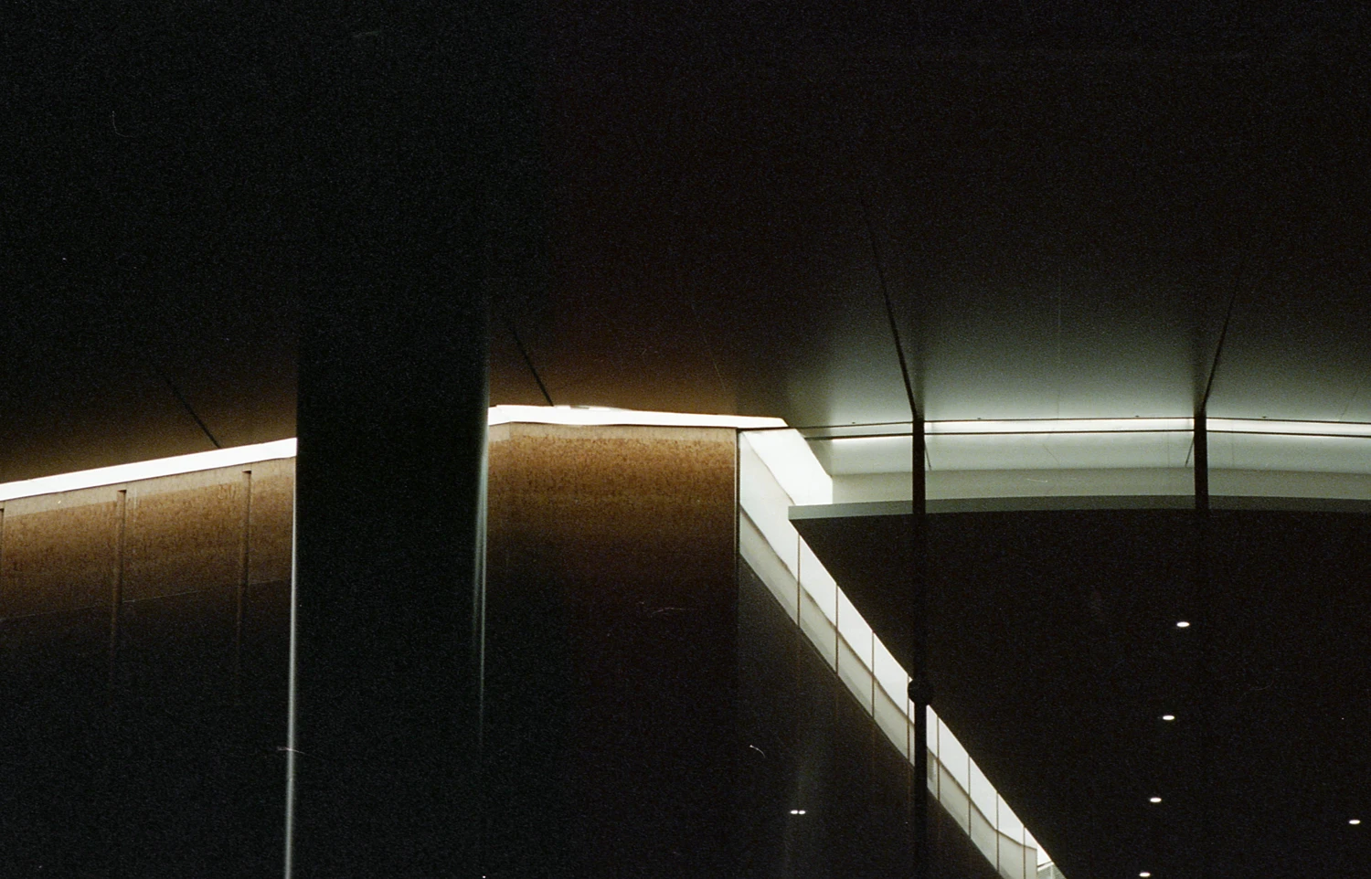 Warsaw by night II shot on Kodak Vision 3 500T with a Canon EOS 500, developed at FotoForma, by sylwia