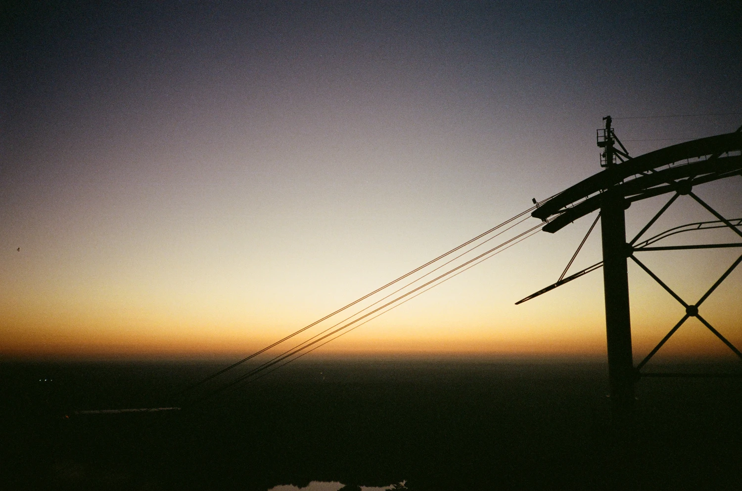 Sunrise shot on Kodak Portra 400 with a Ricoh FF-90, by Dennis Chen
