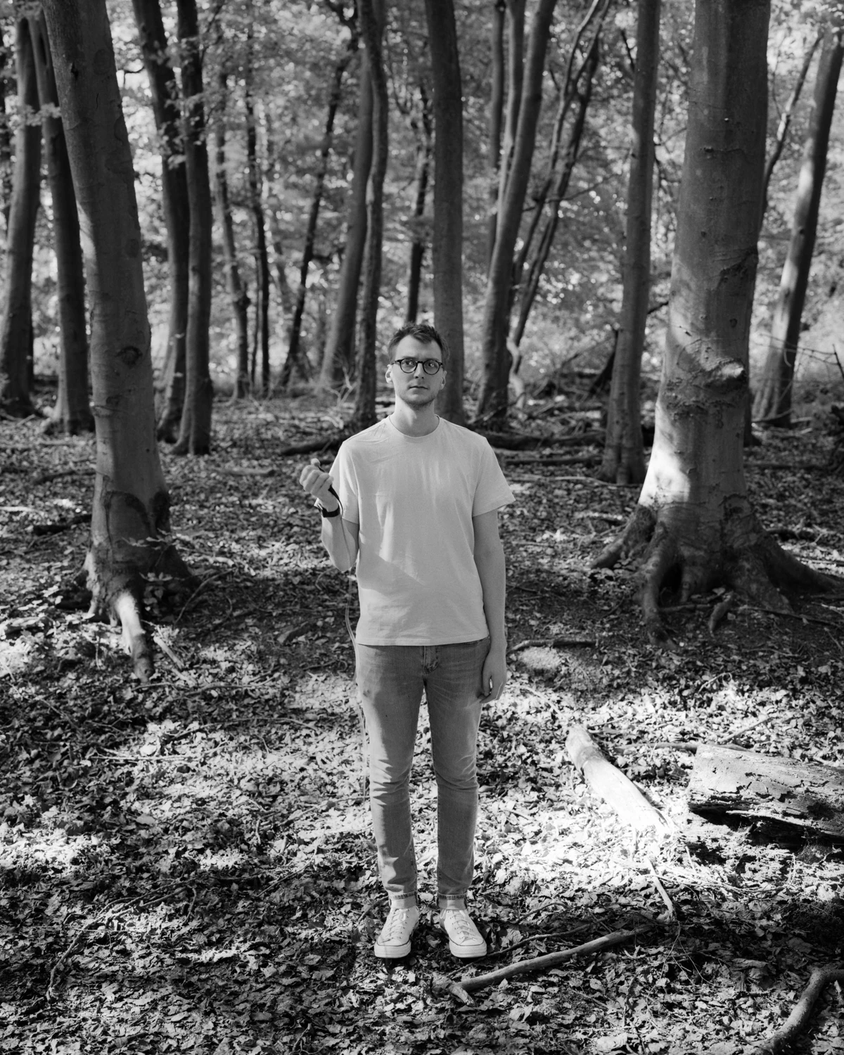 Me shot on Ilford HP5 Plus 400 with a Chamonix 45N-1, by Jack Crofts