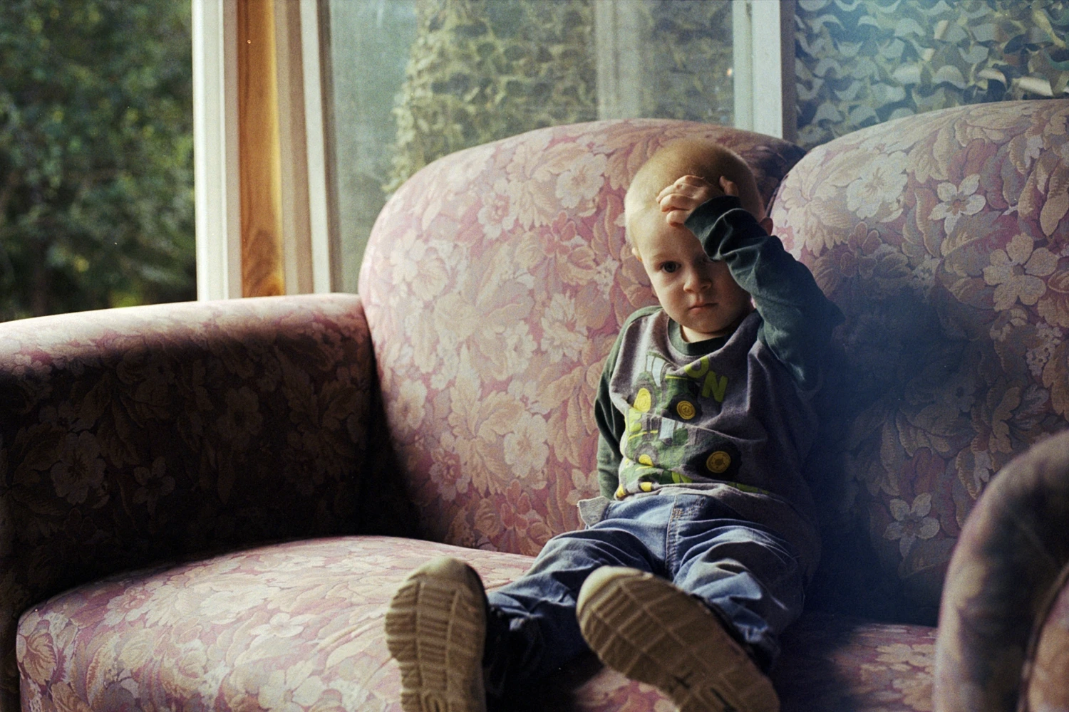Lost in Thought shot on Kodak Gold 200 with a Ricoh XR-7, by Cray