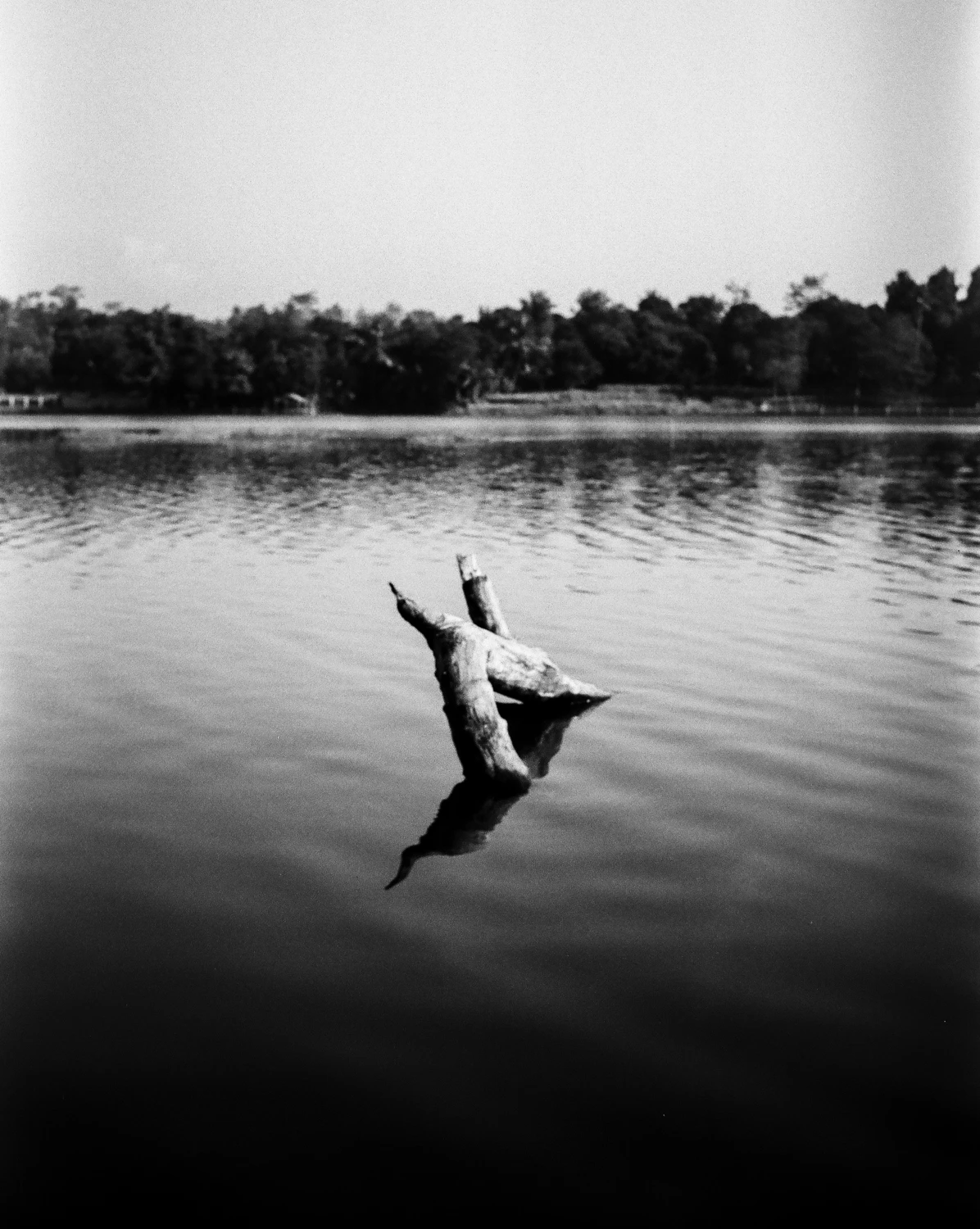 Loneliness shot on Ilford FP4 Plus 125 with a Rollei 35TE, developed at Soup N Film, by Haryanto