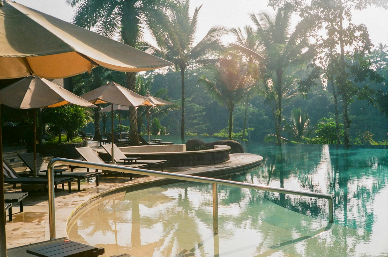 Pool shot on Fujifilm Superia Premium 400 with a Yashica E35 GSN, by Haryanto