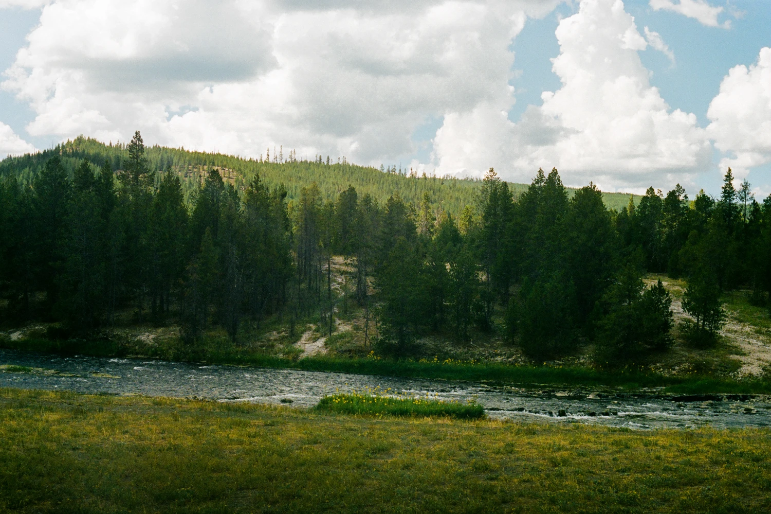 Yellowstone shot on Kodak Portra 400 with a Praktica LTL, by spacecadetzac