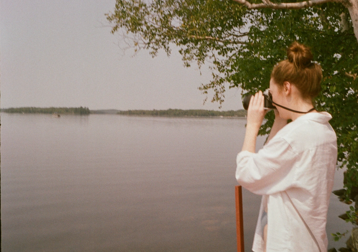 At the cottage shot on Kodak Gold 200 with a Olympus Pen EE, by jess