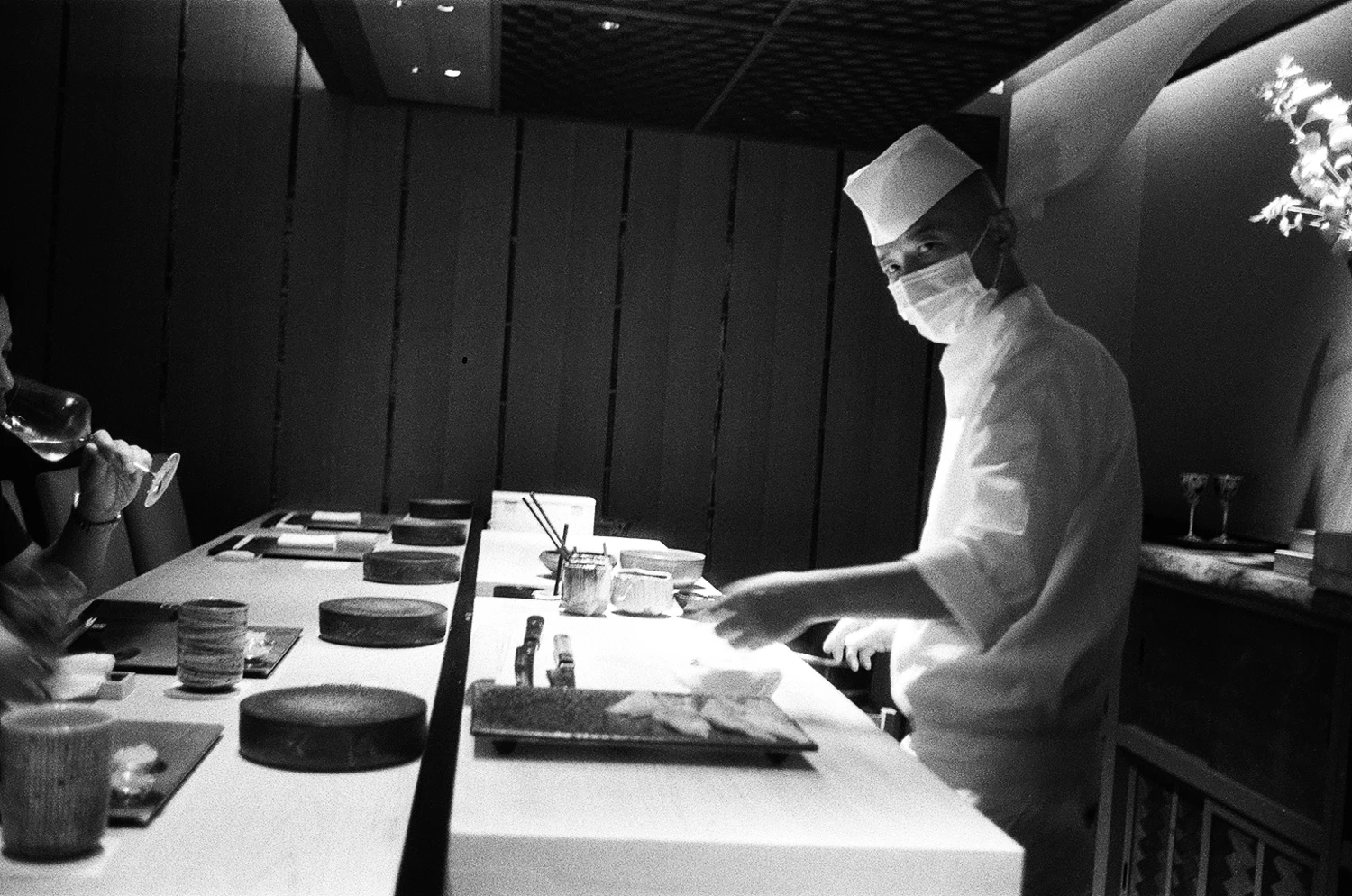 Omakase shot on Kosmo Foto Agent Shadow with a Minox 35 PL