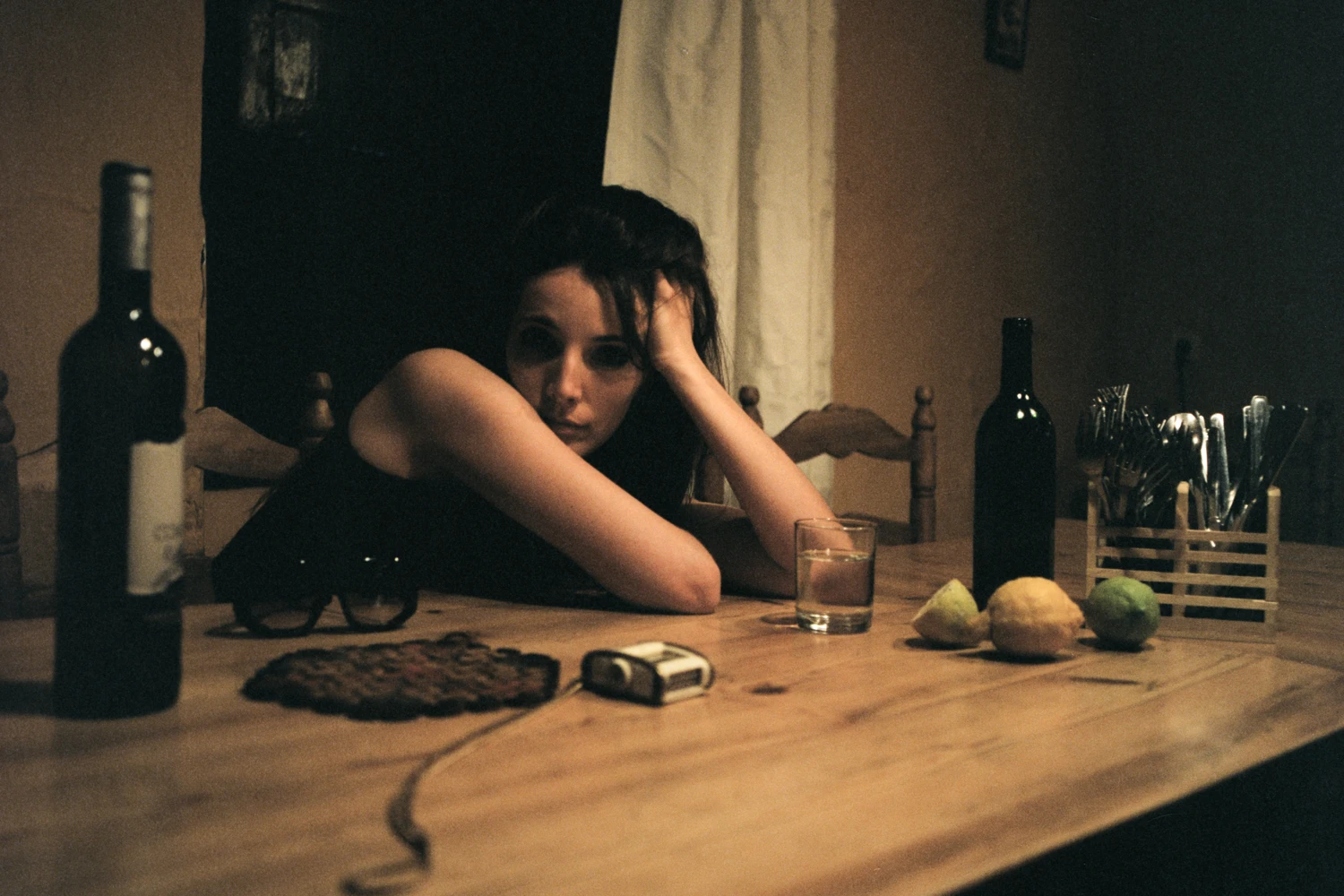 At day’s end shot on Cinestill 800T with a Hasselblad 2000 FCW, developed at Carmencita, by Robster lobster