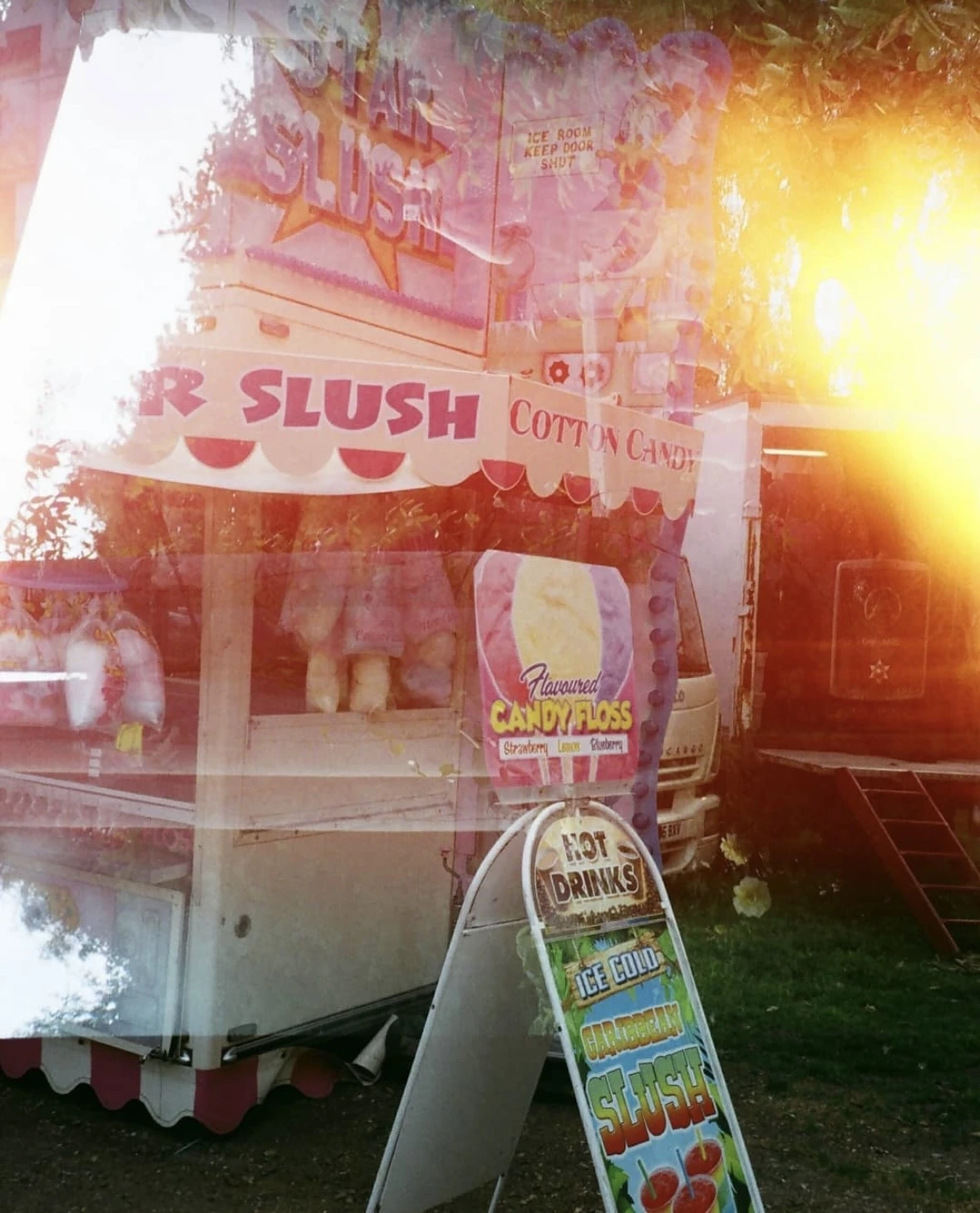 Slushie shot on Kodak ColorPlus 200 with a Konica Jump, by Fran